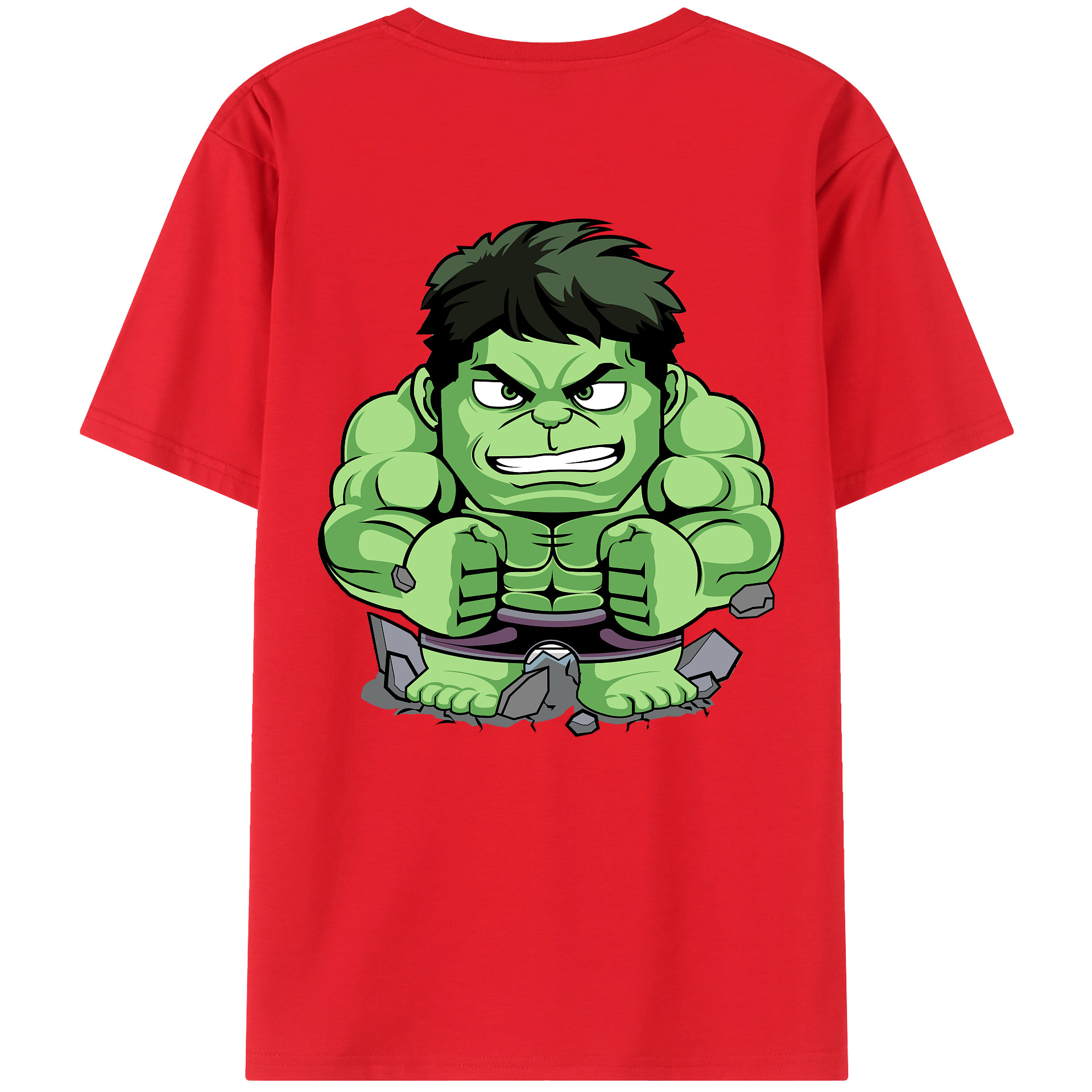 （画像用） アベンジャーズ The Avengers 綿100％ メンズ半袖Tシャツ（バックプリント） 通気性