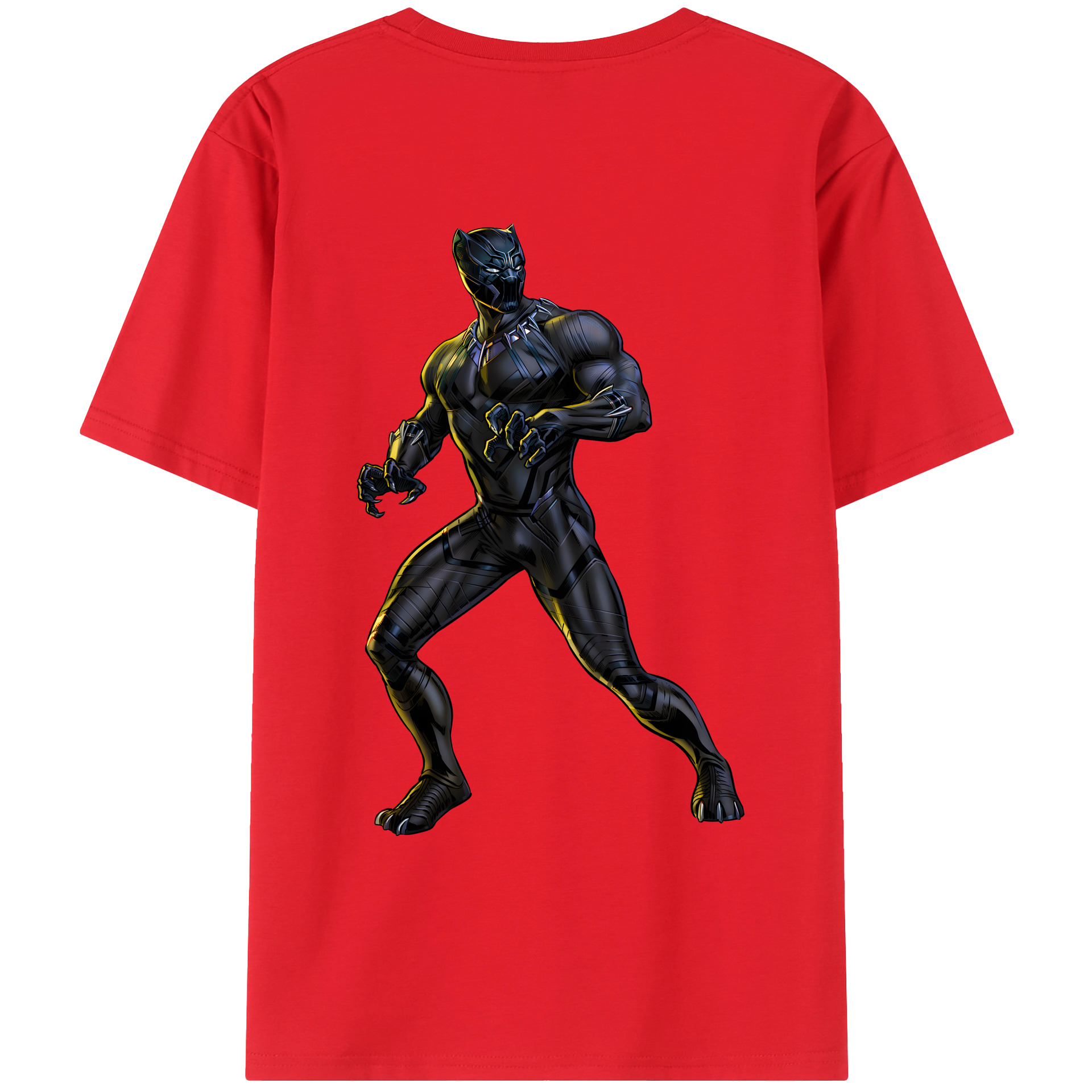 （画像用） アベンジャーズ The Avengers 綿100％ メンズ半袖Tシャツ（バックプリント） 通気性