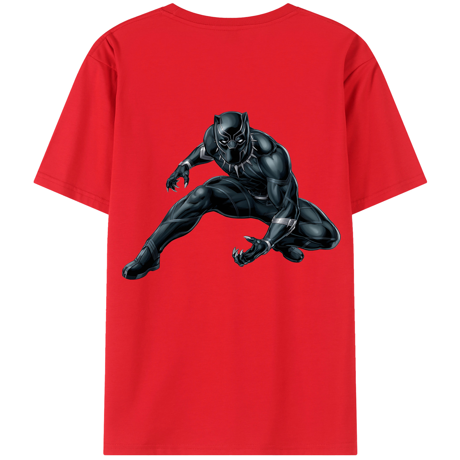 （画像用） アベンジャーズ The Avengers 綿100％ メンズ半袖Tシャツ（バックプリント） 通気性