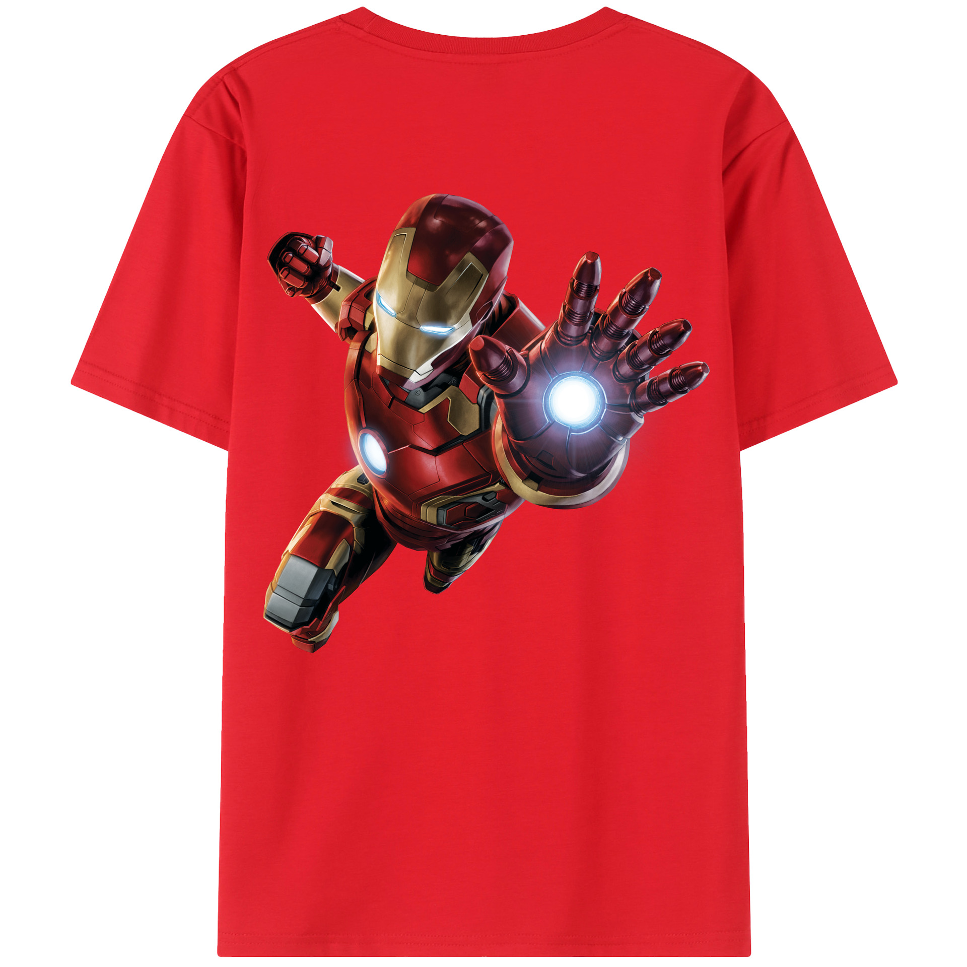 （画像用） アベンジャーズ The Avengers 綿100％ メンズ半袖Tシャツ（バックプリント） 通気性