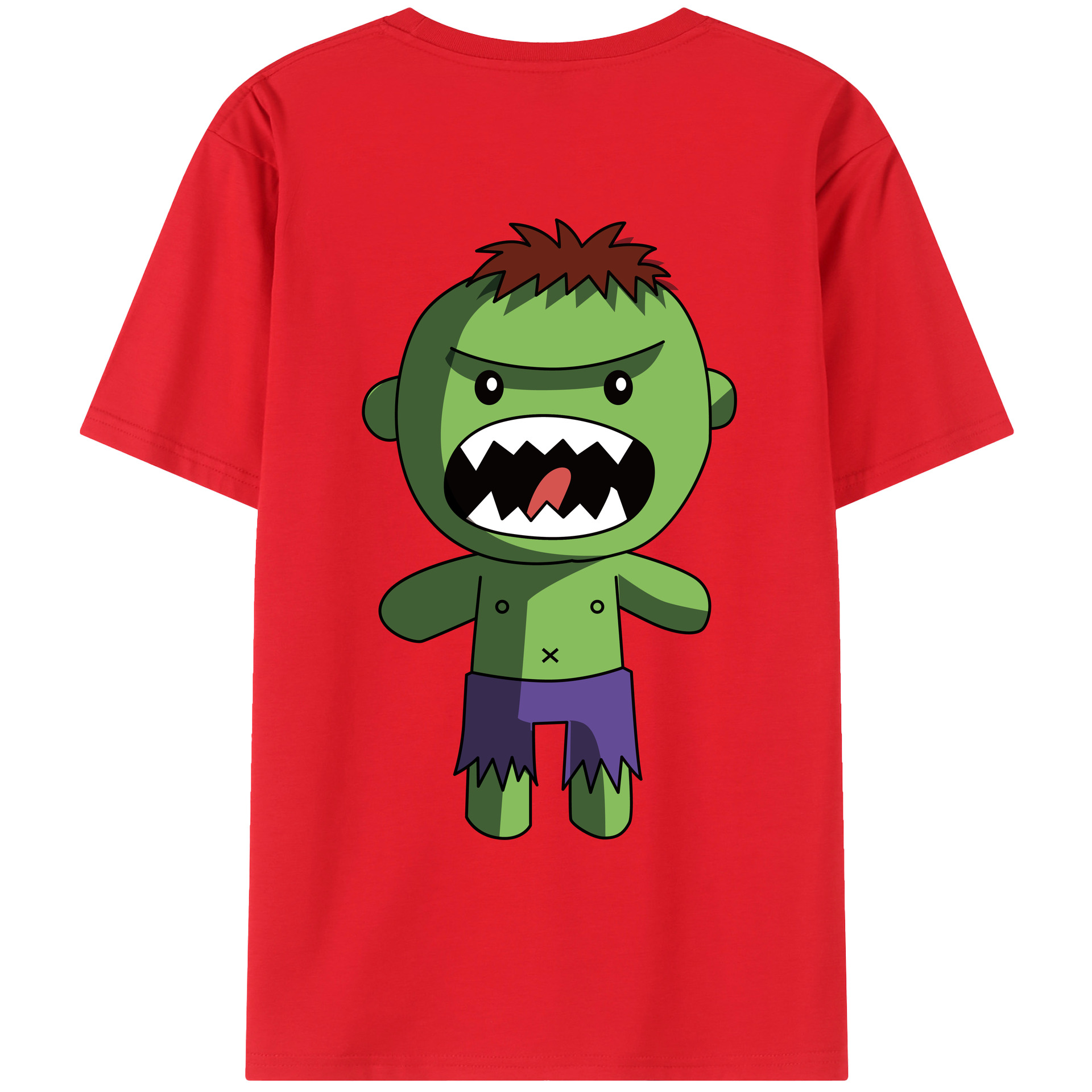 （画像用） アベンジャーズ The Avengers 綿100％ メンズ半袖Tシャツ（バックプリント） 通気性