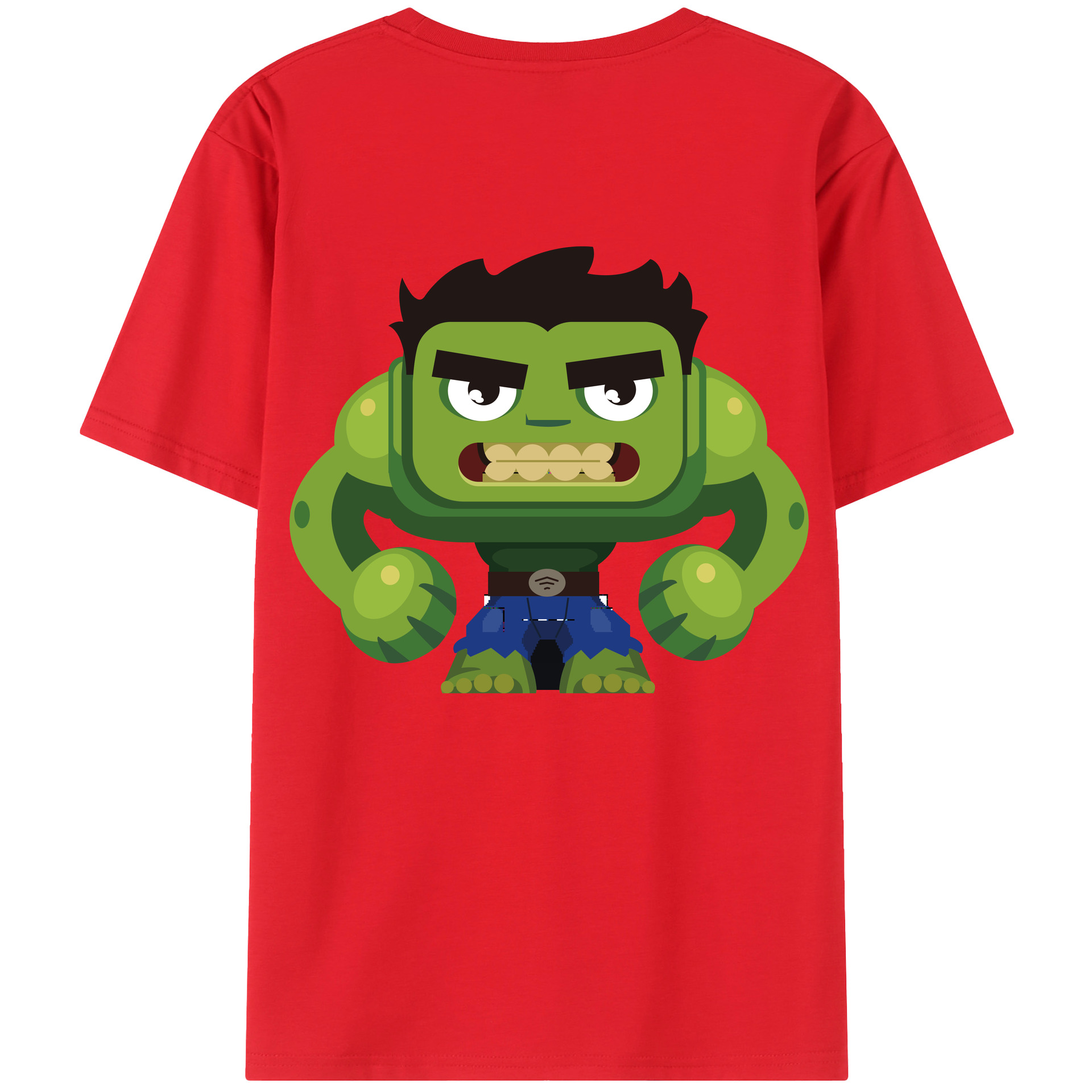 （画像用） アベンジャーズ The Avengers 綿100％ メンズ半袖Tシャツ（バックプリント） 通気性