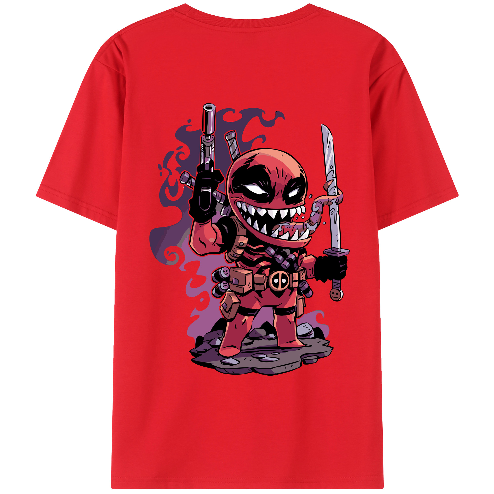 （画像用） アベンジャーズ The Avengers 綿100％ メンズ半袖Tシャツ（バックプリント） 通気性