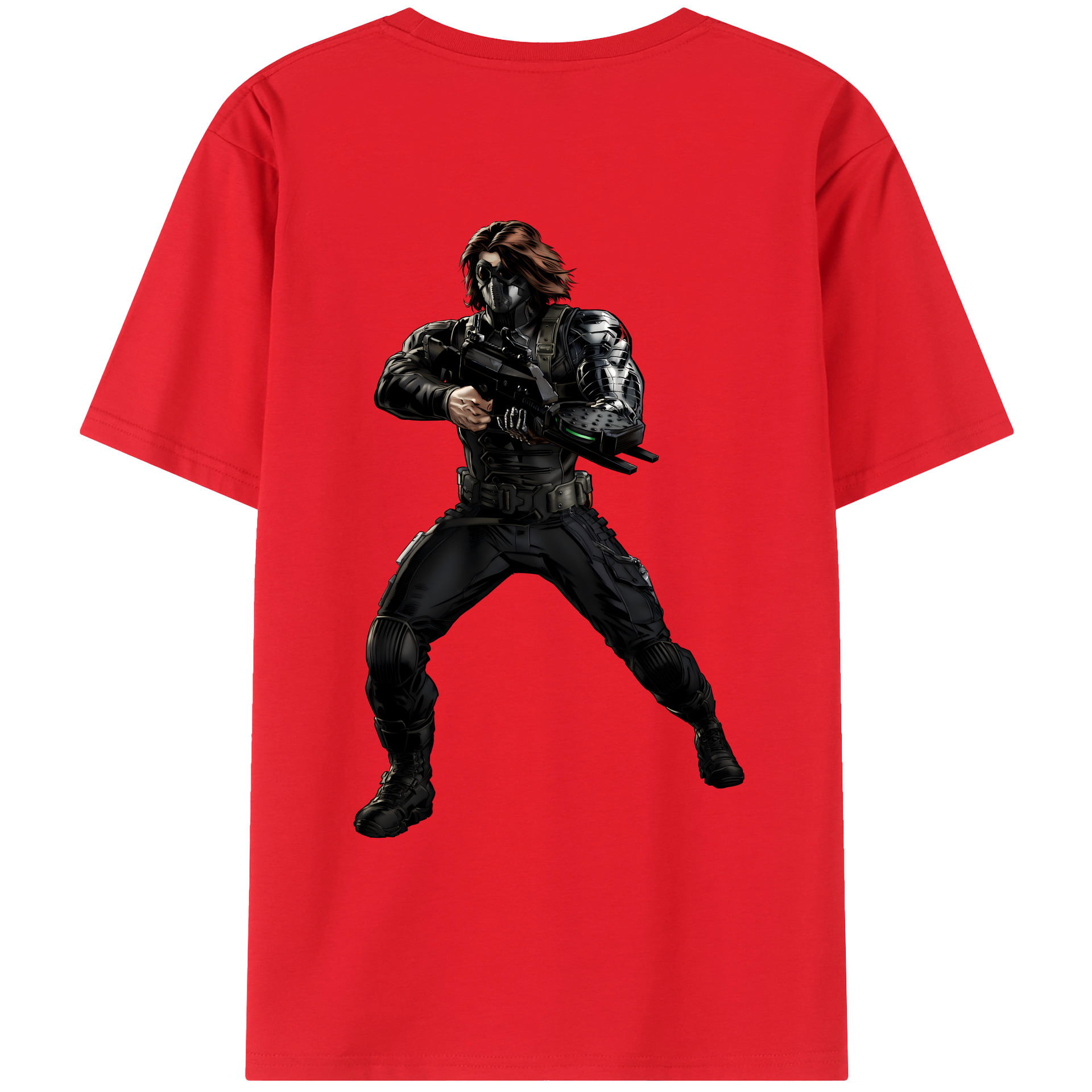 （画像用） アベンジャーズ The Avengers 綿100％ メンズ半袖Tシャツ（バックプリント） 通気性