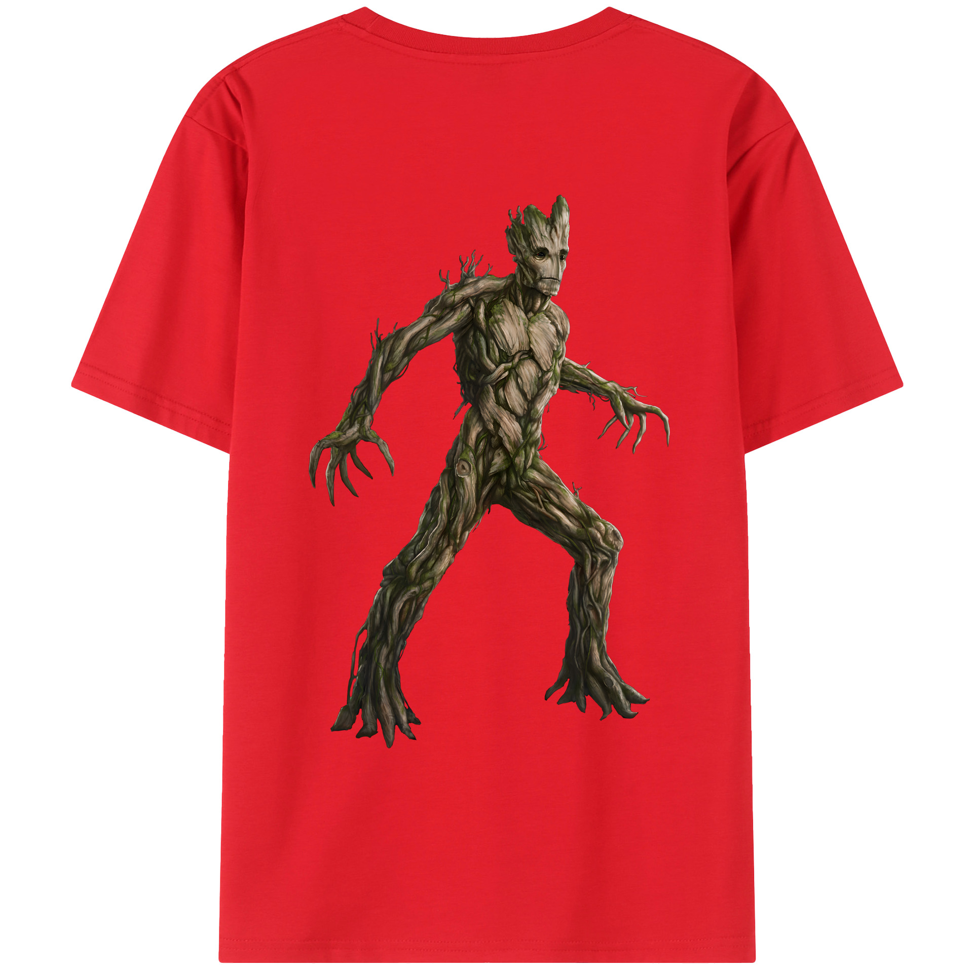 （画像用） アベンジャーズ The Avengers 綿100％ メンズ半袖Tシャツ（バックプリント） 通気性