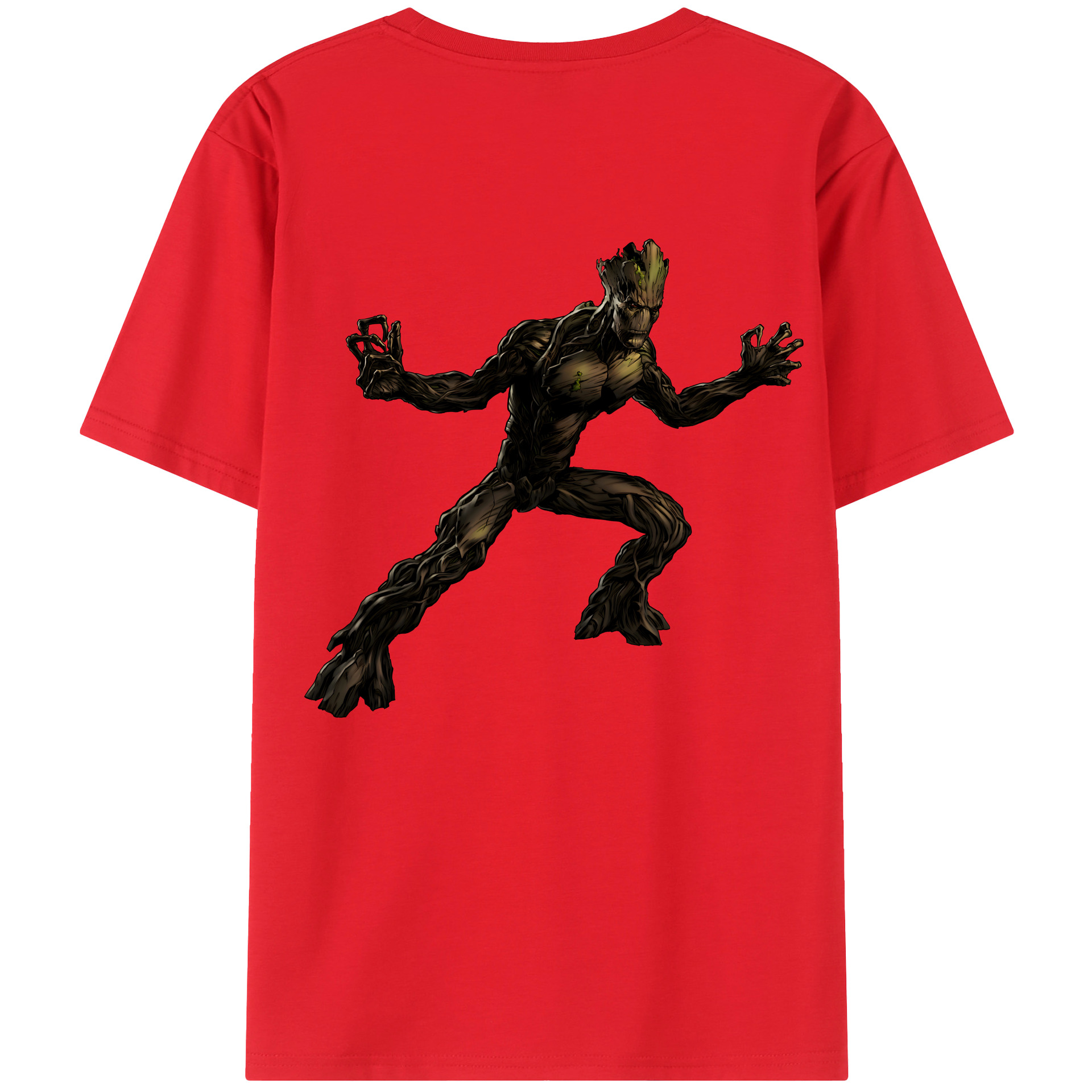 （画像用） アベンジャーズ The Avengers 綿100％ メンズ半袖Tシャツ（バックプリント） 通気性