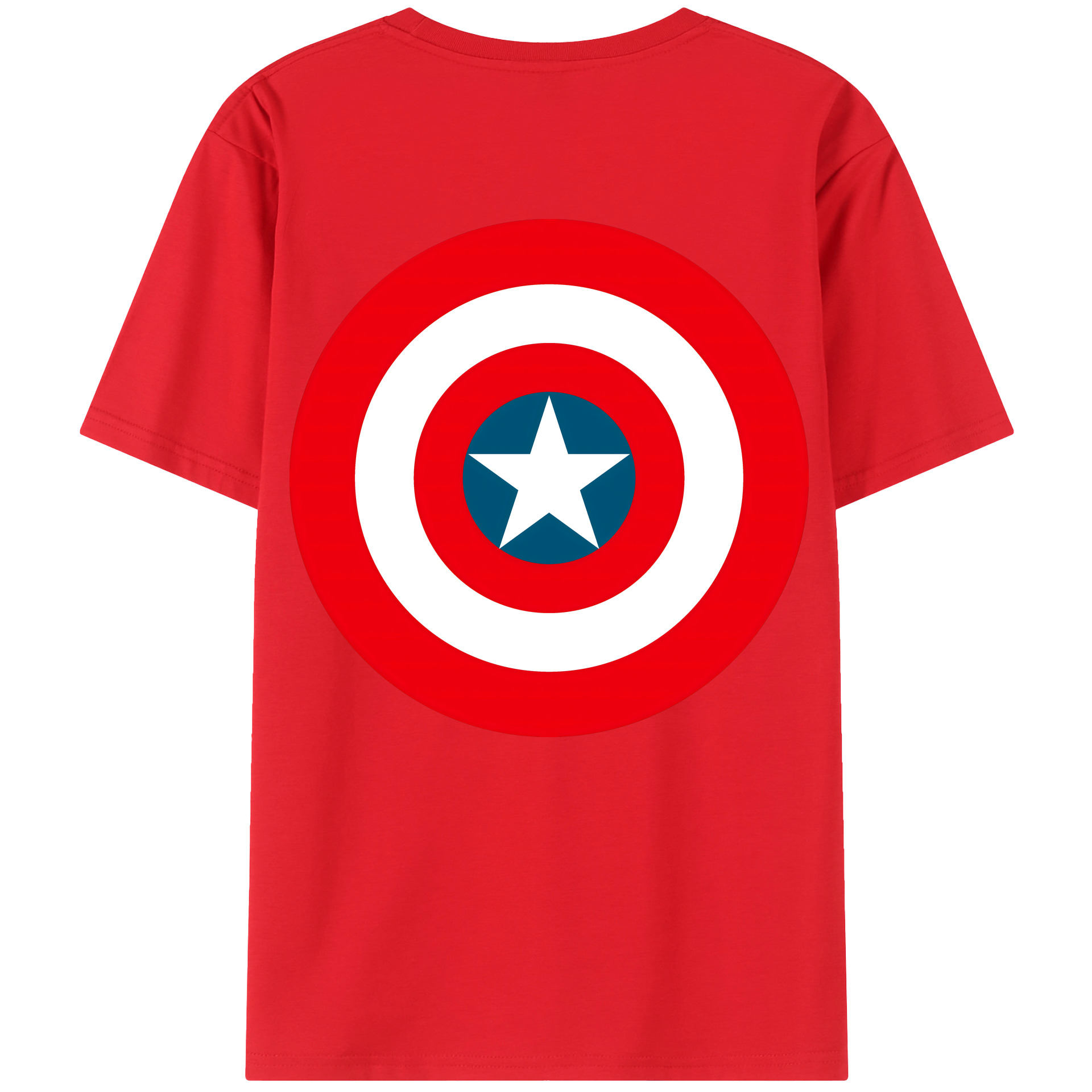 （画像用） アベンジャーズ The Avengers 綿100％ メンズ半袖Tシャツ（バックプリント） 通気性
