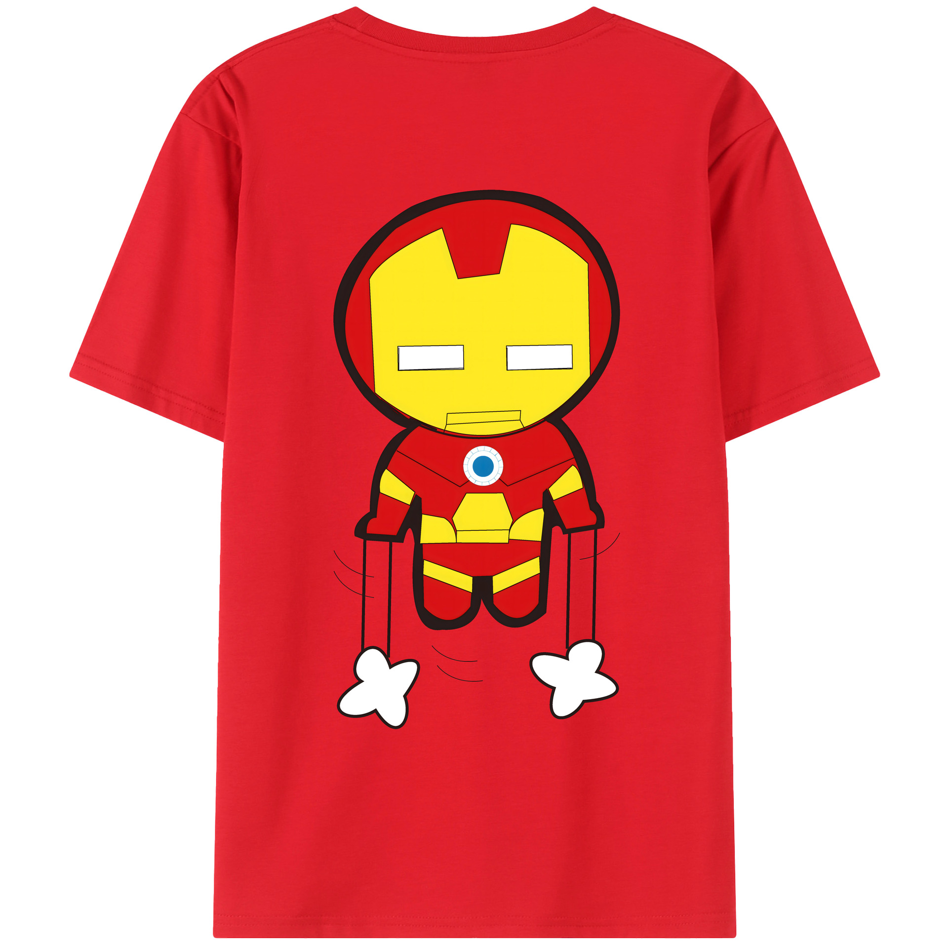 （画像用） アベンジャーズ The Avengers 綿100％ メンズ半袖Tシャツ（バックプリント） 通気性