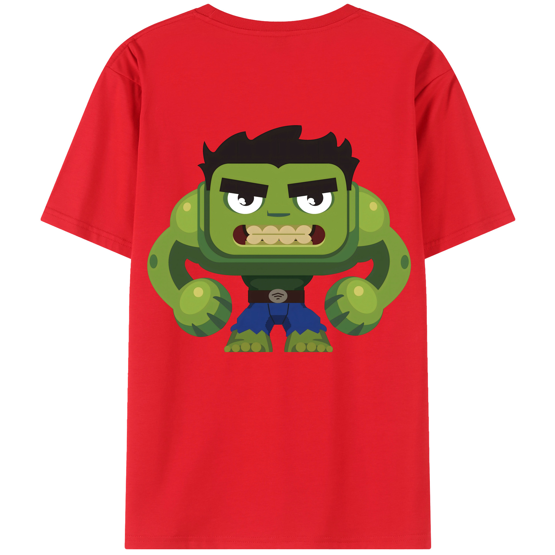 （画像用） アベンジャーズ The Avengers 綿100％ メンズ半袖Tシャツ（バックプリント） 通気性