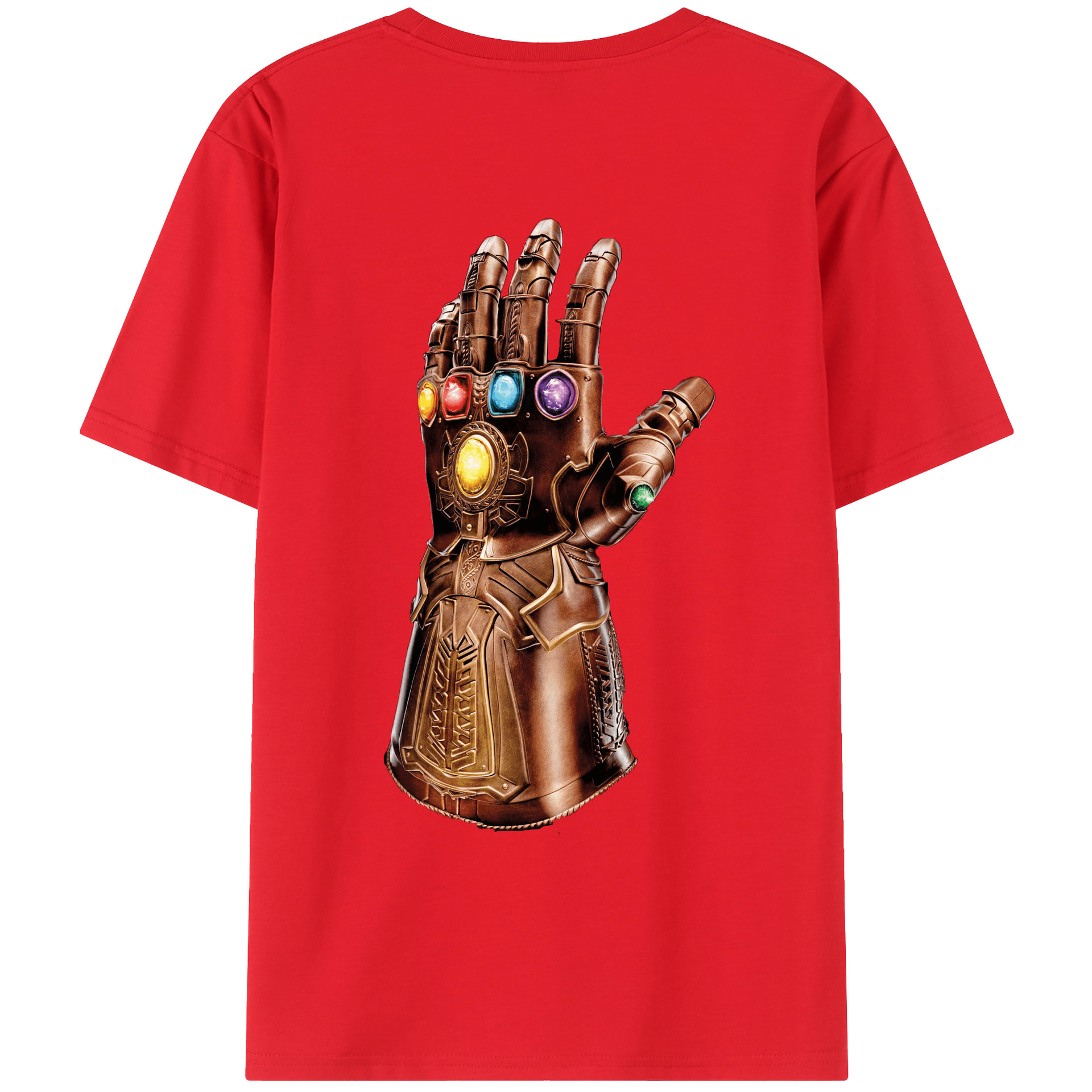（画像用） アベンジャーズ The Avengers 綿100％ メンズ半袖Tシャツ（バックプリント） 通気性