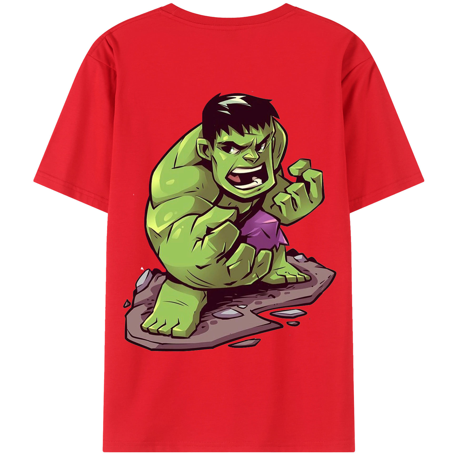 （画像用） アベンジャーズ The Avengers 綿100％ メンズ半袖Tシャツ（バックプリント） 通気性