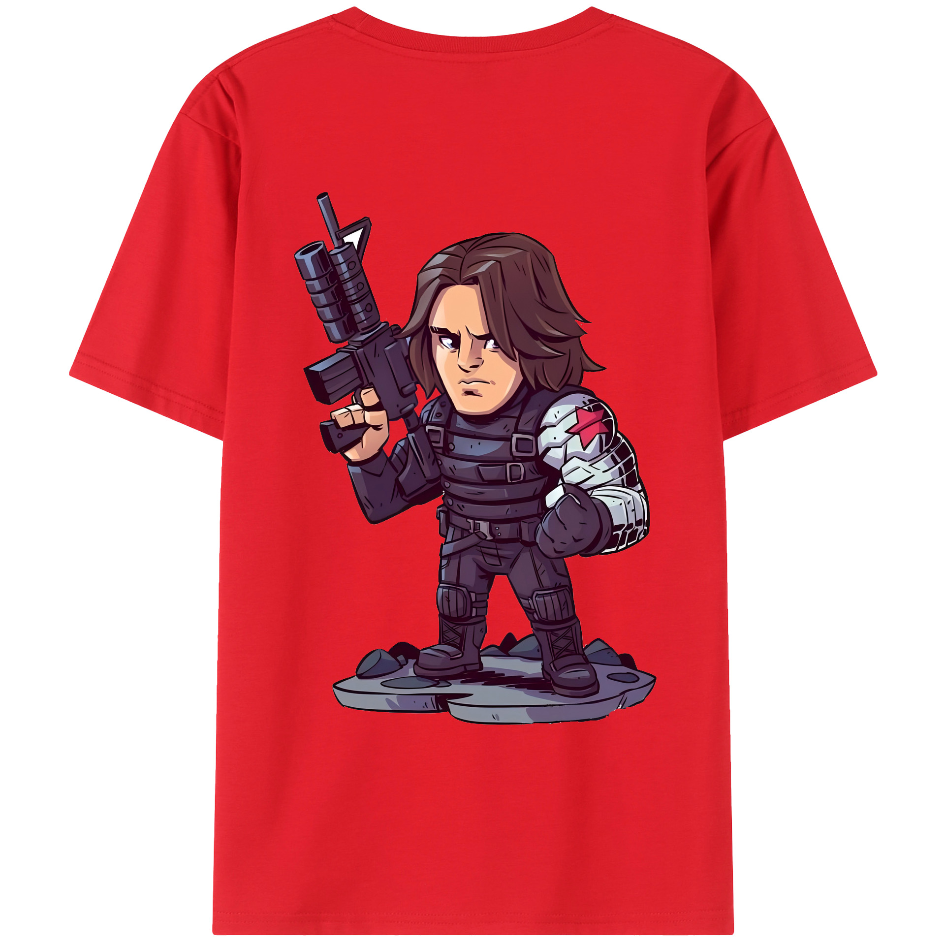 （画像用） アベンジャーズ The Avengers 綿100％ メンズ半袖Tシャツ（バックプリント） 通気性