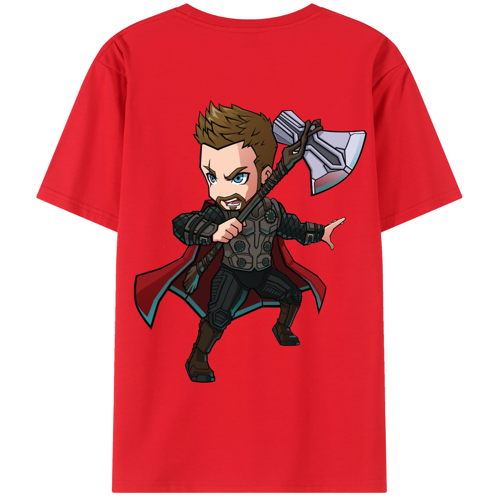 （画像用） アベンジャーズ The Avengers 綿100％ メンズ半袖Tシャツ（バックプリント） 通気性