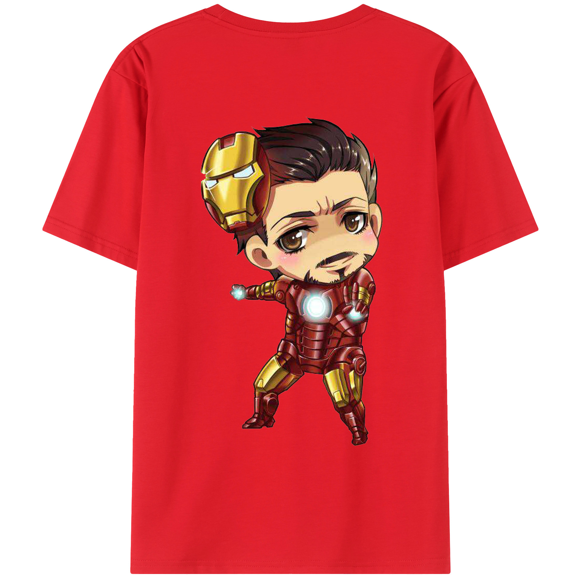 （画像用） アベンジャーズ The Avengers 綿100％ メンズ半袖Tシャツ（バックプリント） 通気性