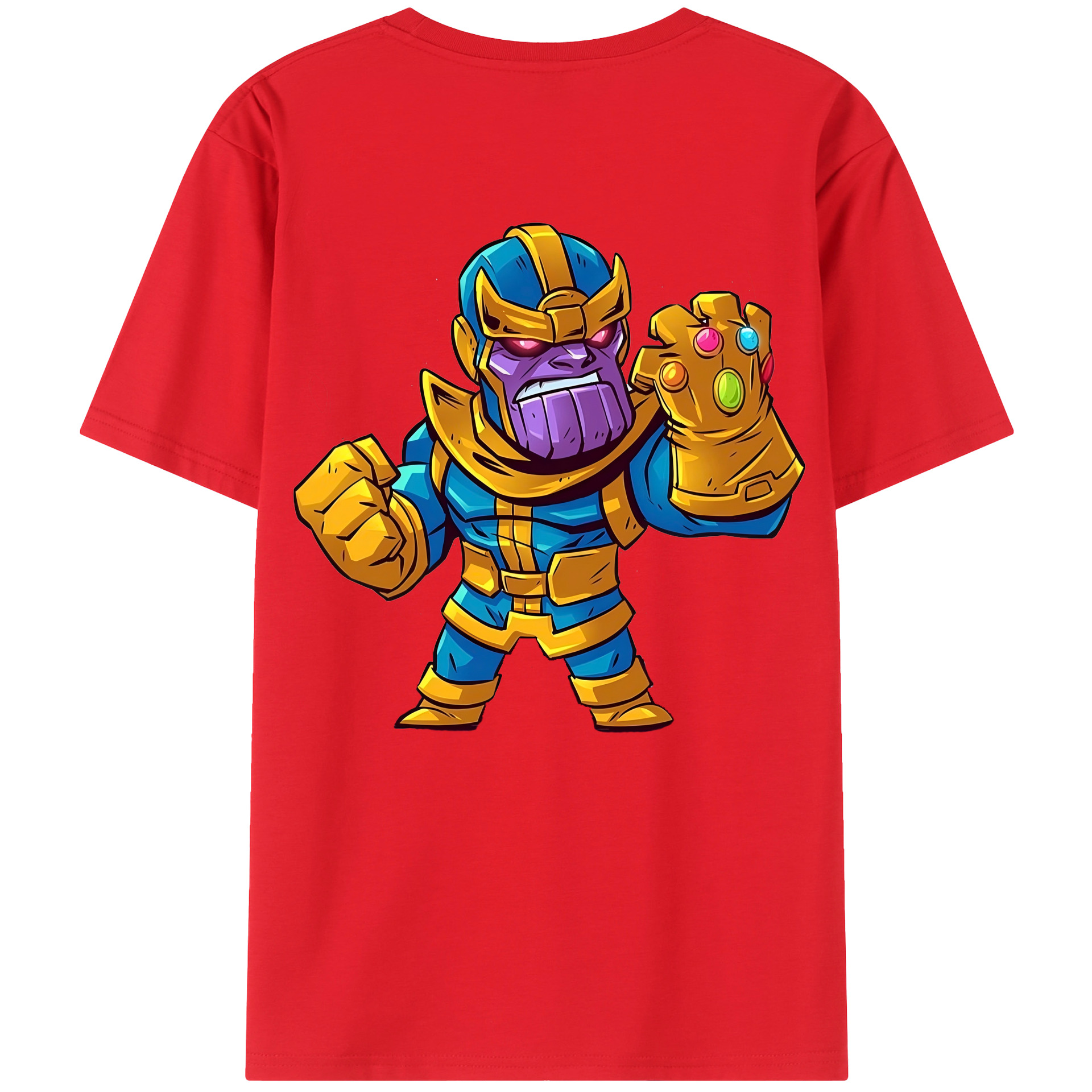 （画像用） アベンジャーズ The Avengers 綿100％ メンズ半袖Tシャツ（バックプリント） 通気性