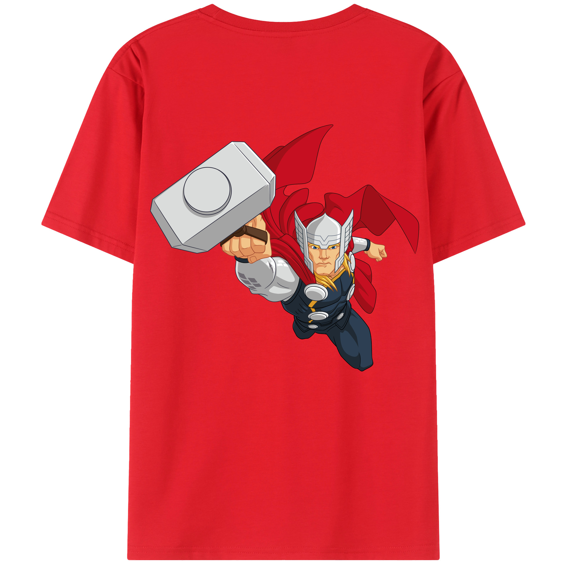（画像用） アベンジャーズ The Avengers 綿100％ メンズ半袖Tシャツ（バックプリント） 通気性