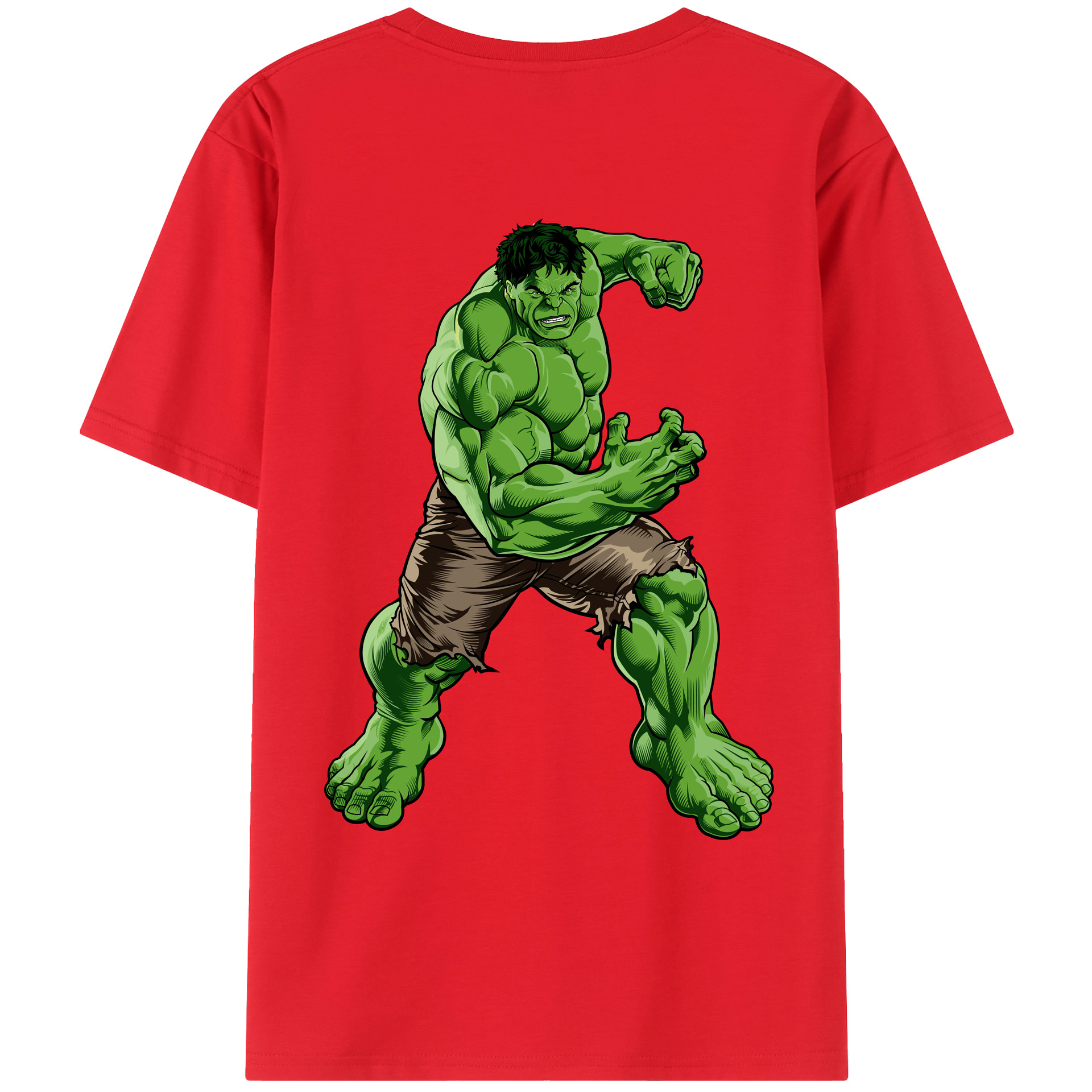 （画像用） アベンジャーズ The Avengers 綿100％ メンズ半袖Tシャツ（バックプリント） 通気性