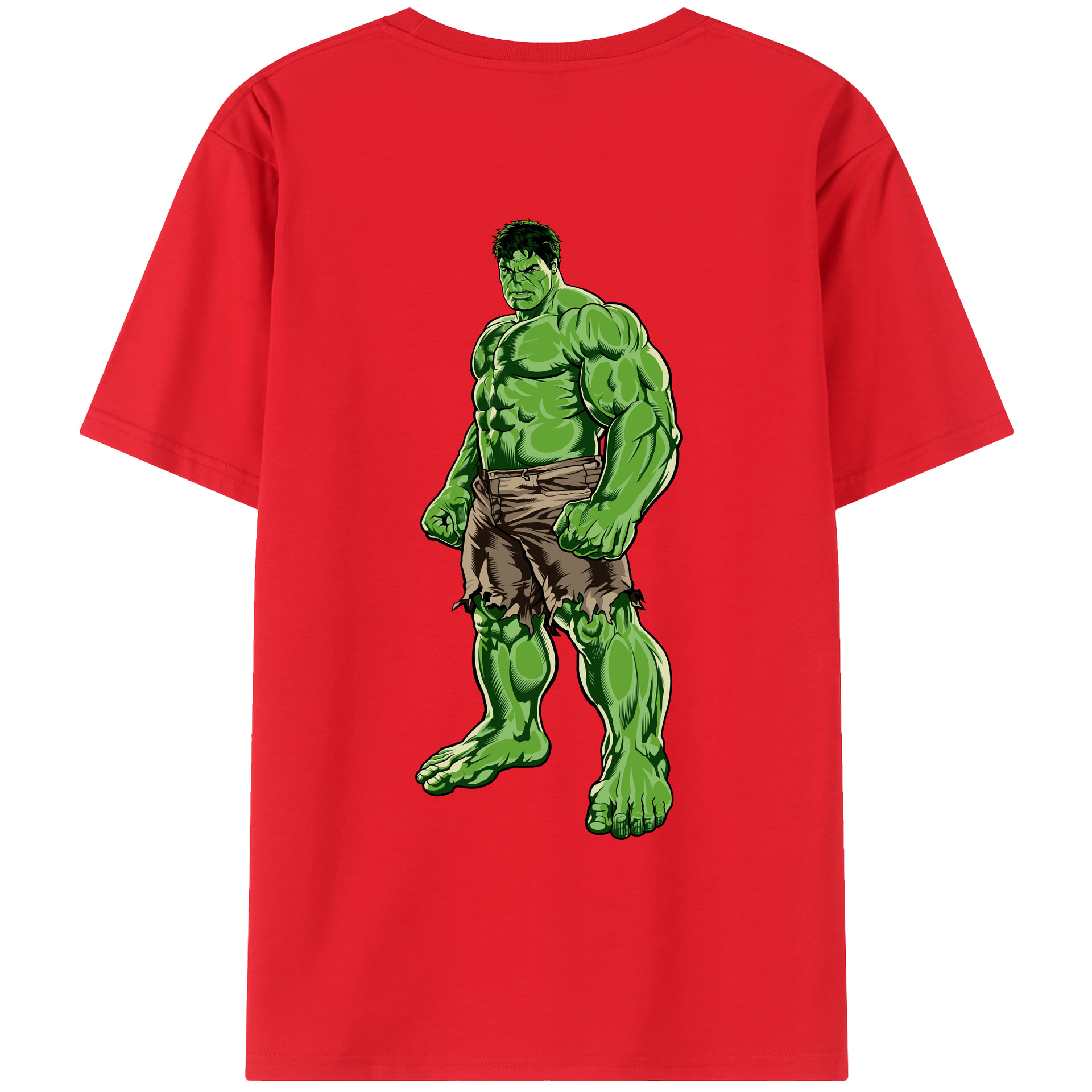 （画像用） アベンジャーズ The Avengers 綿100％ メンズ半袖Tシャツ（バックプリント） 通気性