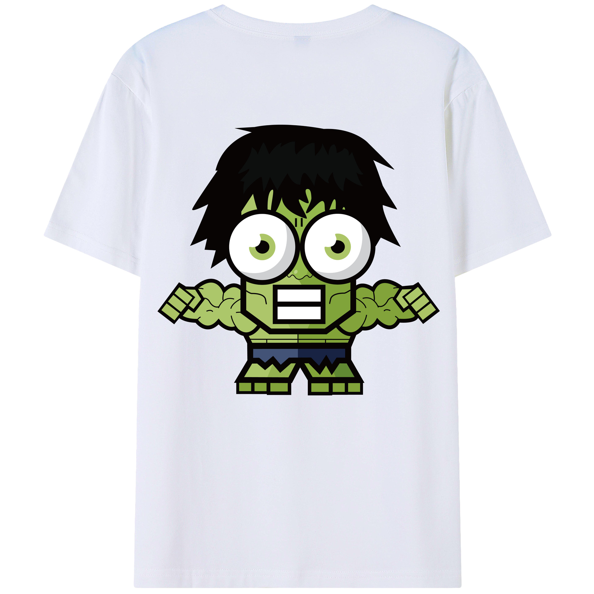 （画像用） アベンジャーズ The Avengers 綿100％ メンズ半袖Tシャツ（バックプリント） 通気性