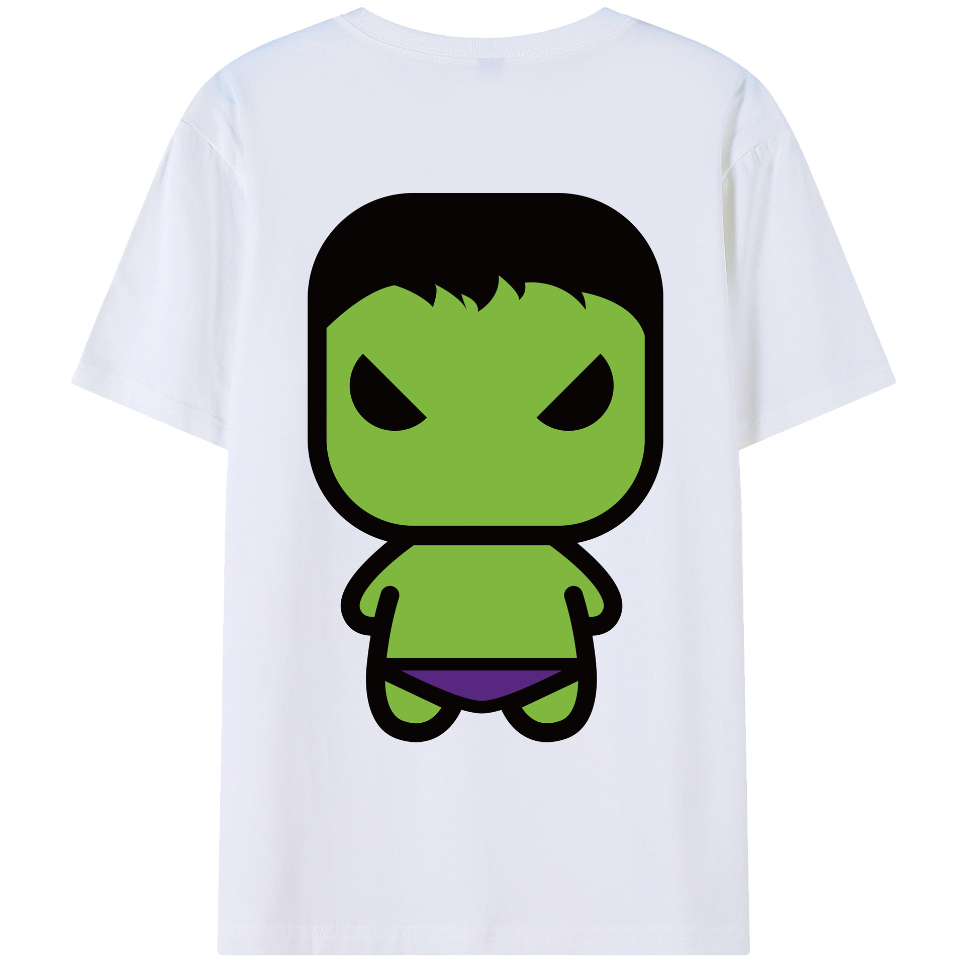 （画像用） アベンジャーズ The Avengers 綿100％ メンズ半袖Tシャツ（バックプリント） 通気性