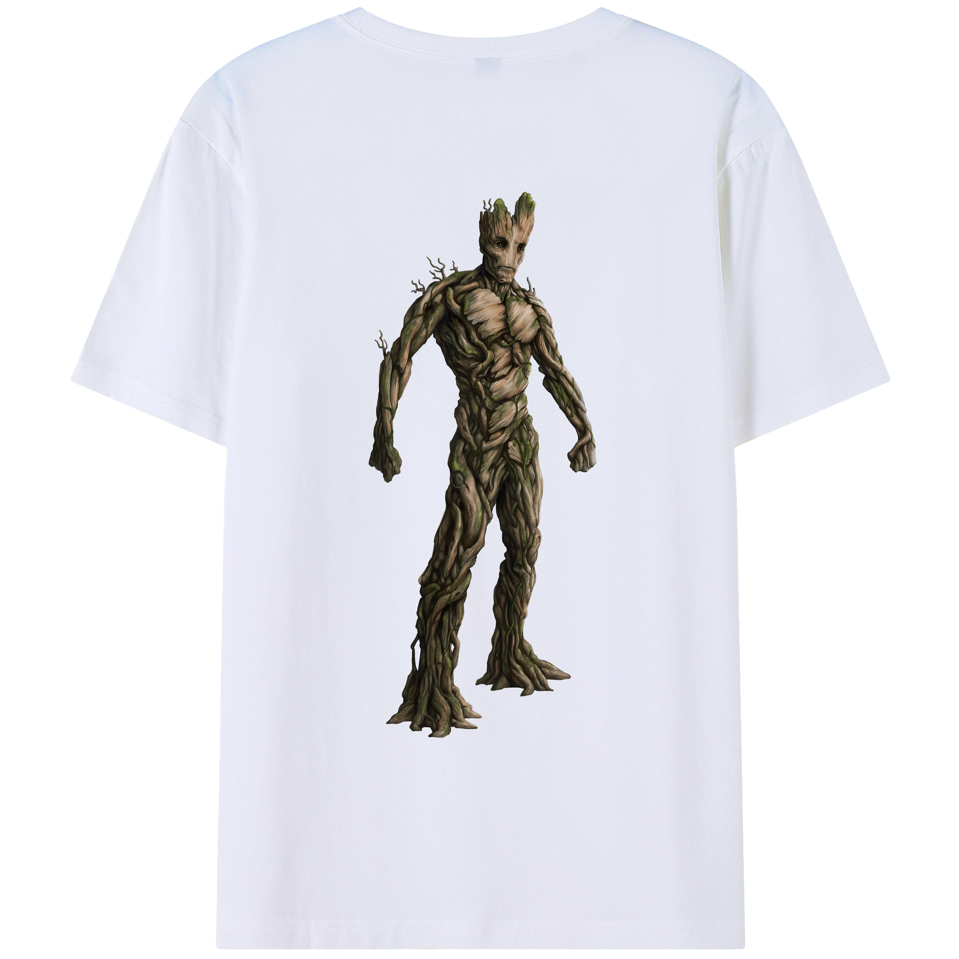 （画像用） アベンジャーズ The Avengers 綿100％ メンズ半袖Tシャツ（バックプリント） 通気性