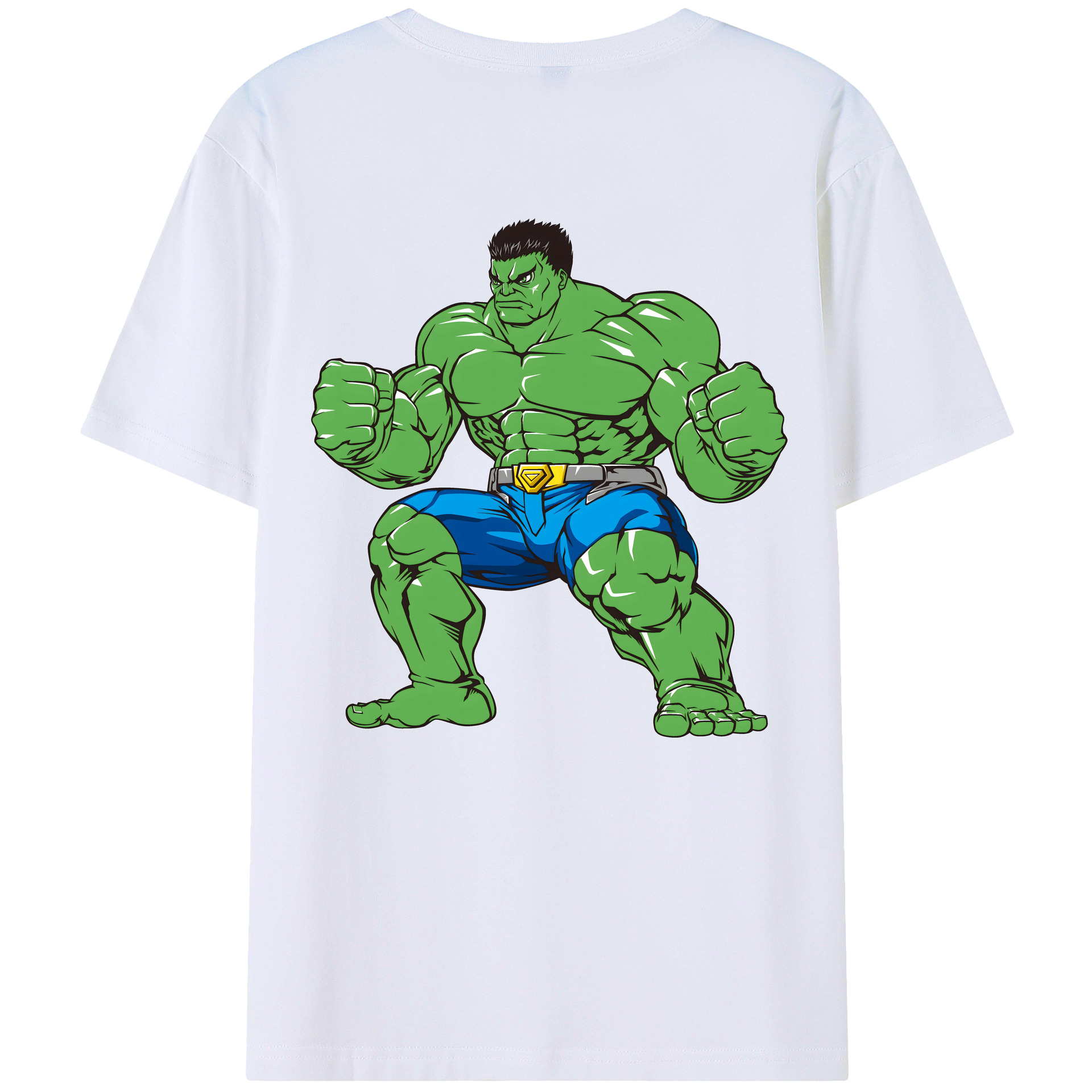 （画像用） アベンジャーズ The Avengers 綿100％ メンズ半袖Tシャツ（バックプリント） 通気性