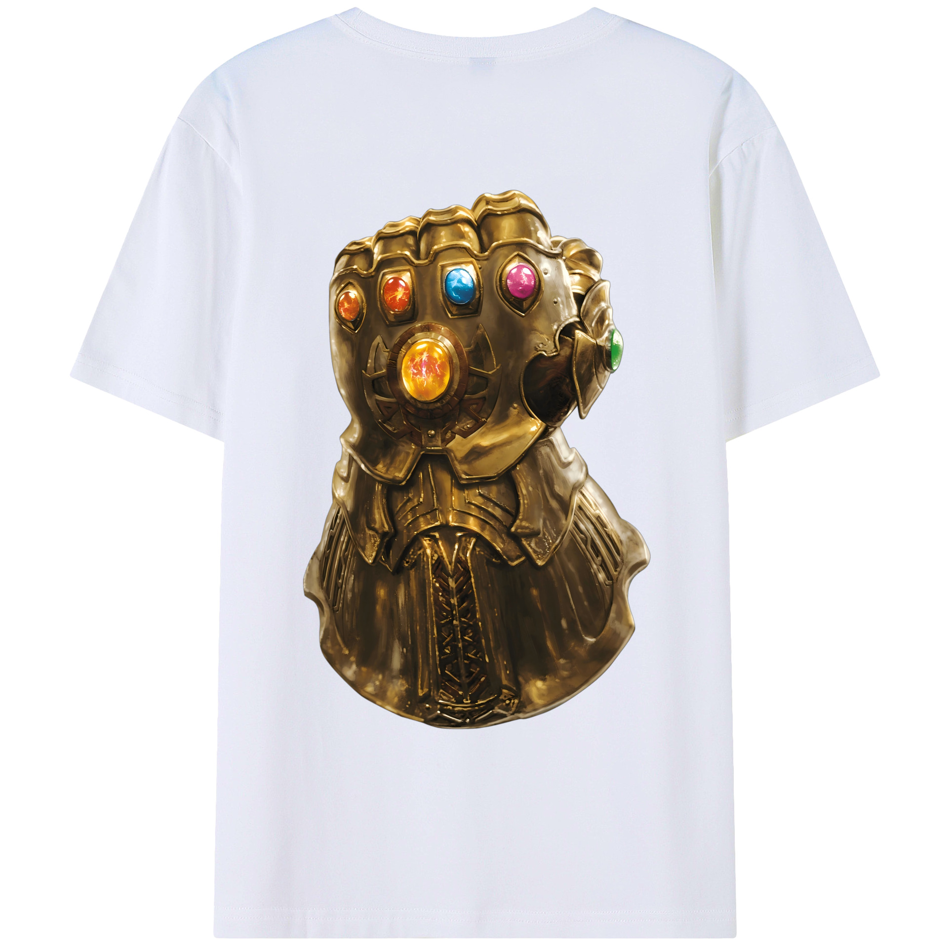 （画像用） アベンジャーズ The Avengers 綿100％ メンズ半袖Tシャツ（バックプリント） 通気性