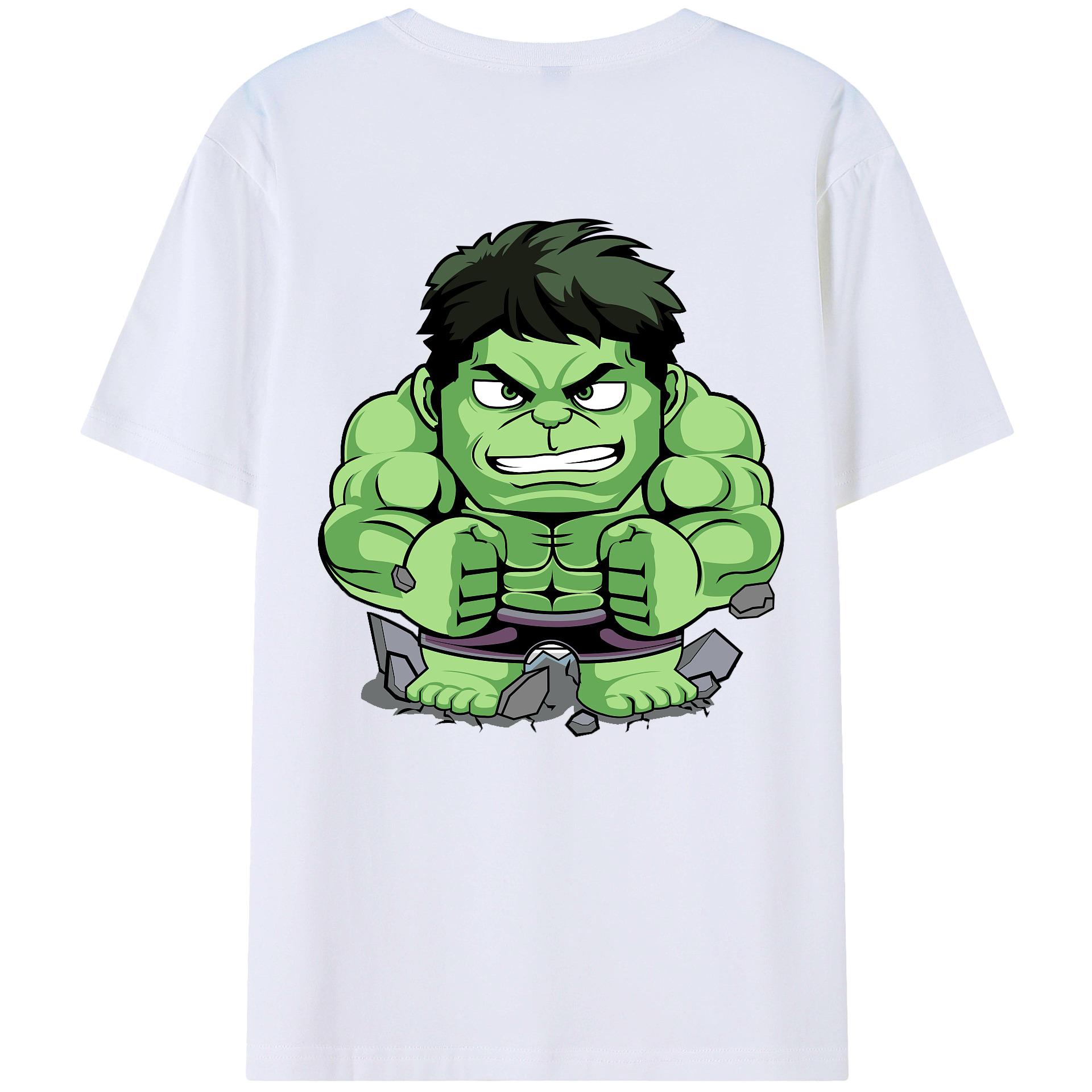 （画像用） アベンジャーズ The Avengers 綿100％ メンズ半袖Tシャツ（バックプリント） 通気性