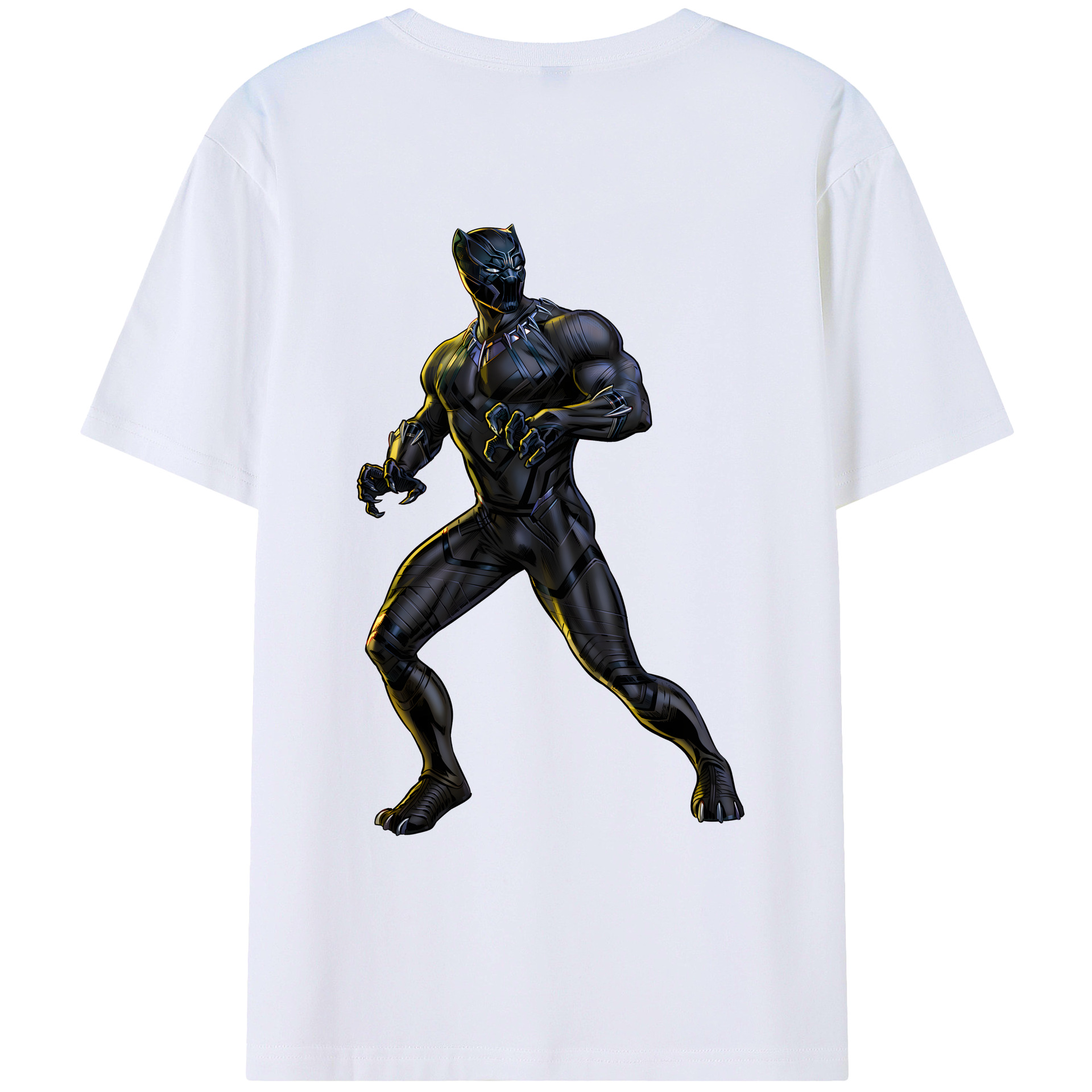 （画像用） アベンジャーズ The Avengers 綿100％ メンズ半袖Tシャツ（バックプリント） 通気性