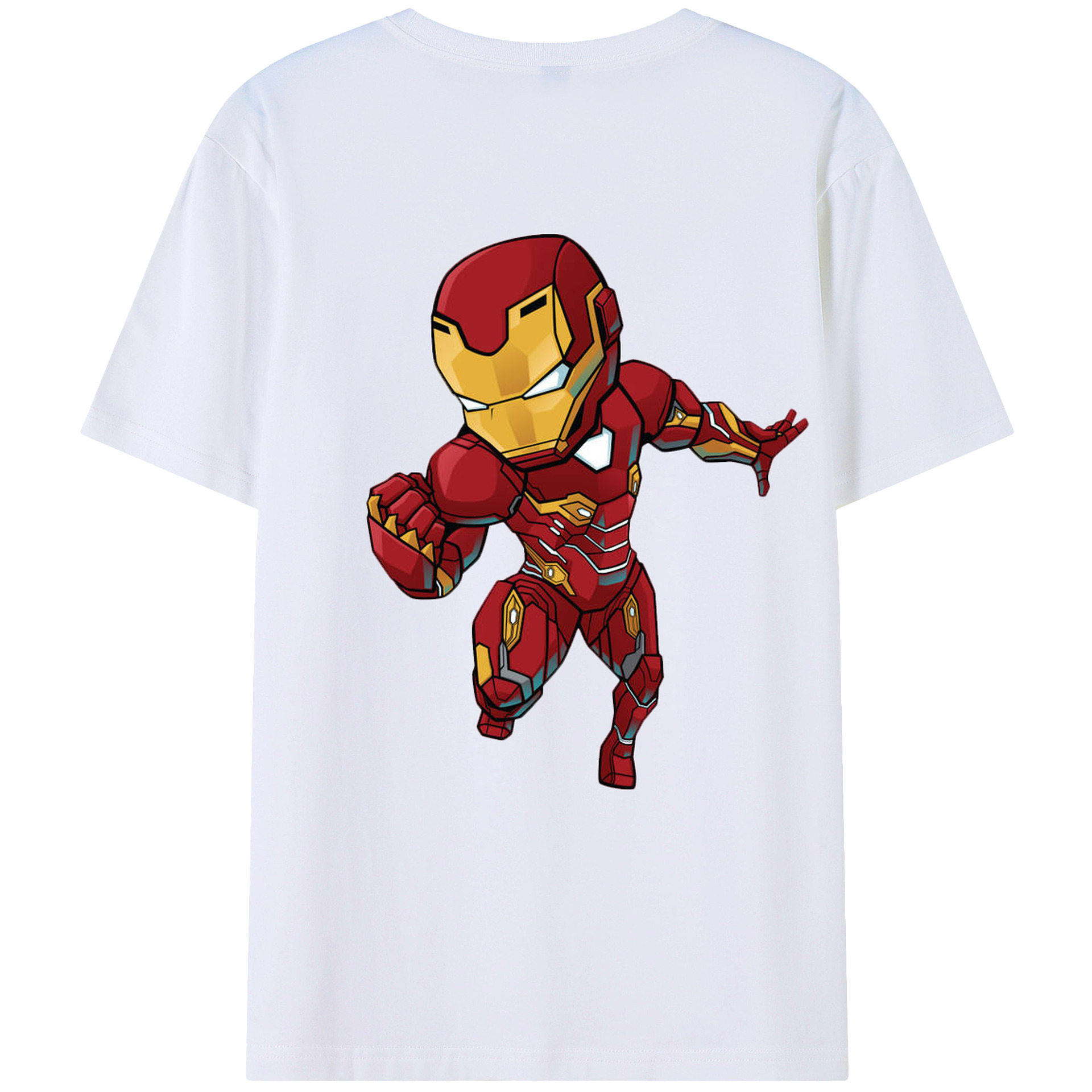 （画像用） アベンジャーズ The Avengers 綿100％ メンズ半袖Tシャツ（バックプリント） 通気性