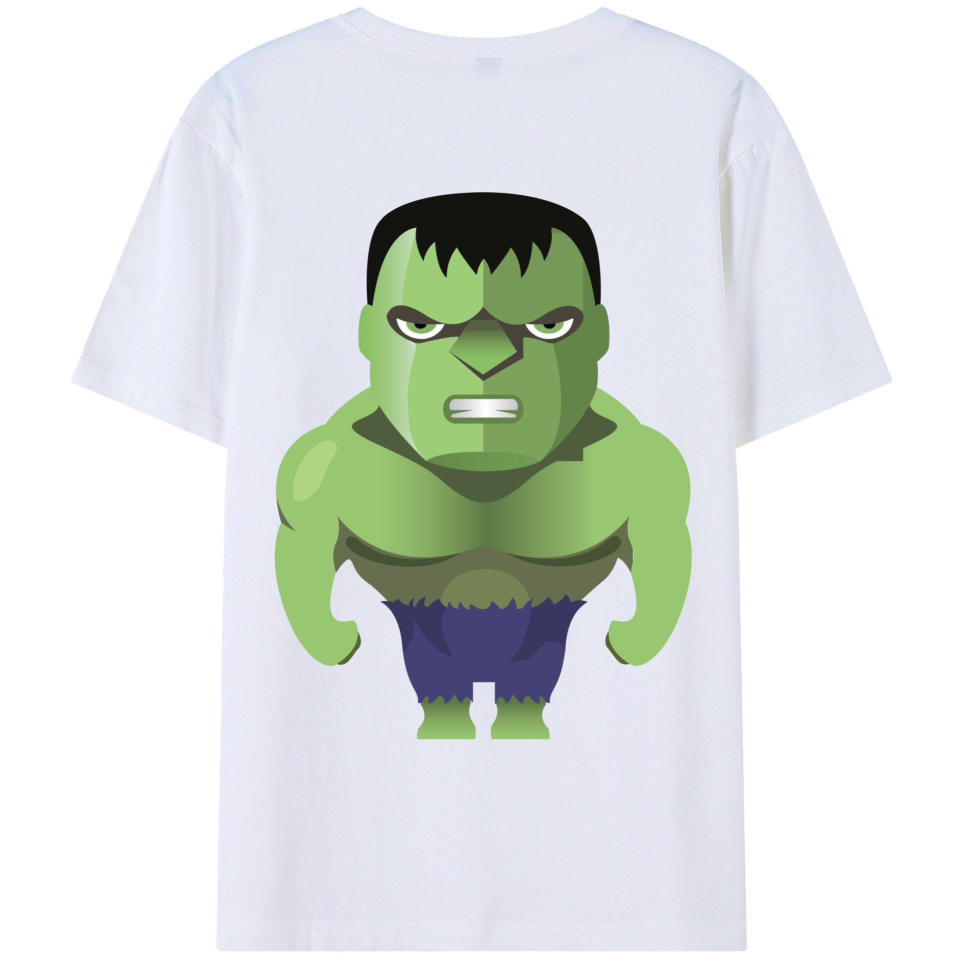 （画像用） アベンジャーズ The Avengers 綿100％ メンズ半袖Tシャツ（バックプリント） 通気性