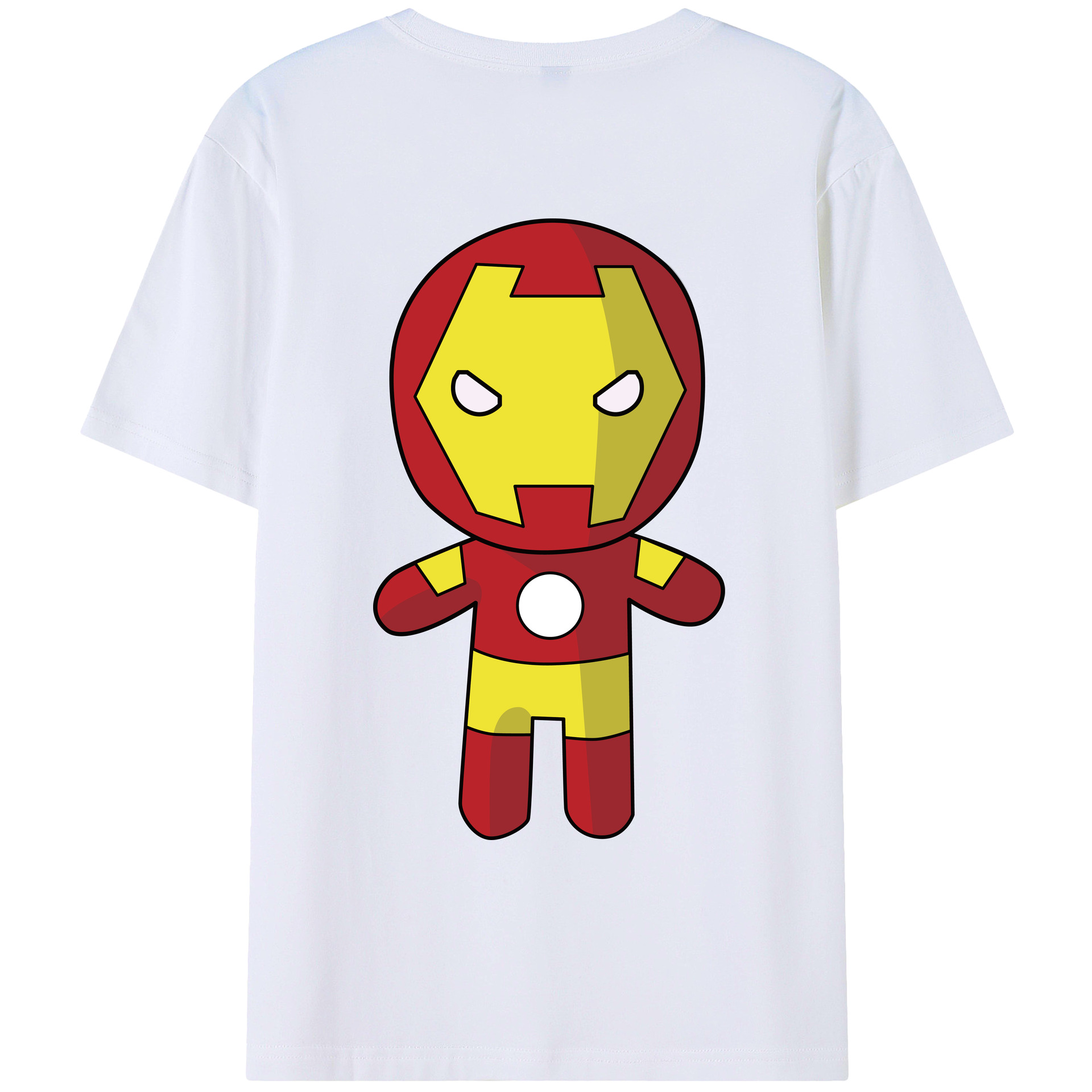 （画像用） アベンジャーズ The Avengers 綿100％ メンズ半袖Tシャツ（バックプリント） 通気性