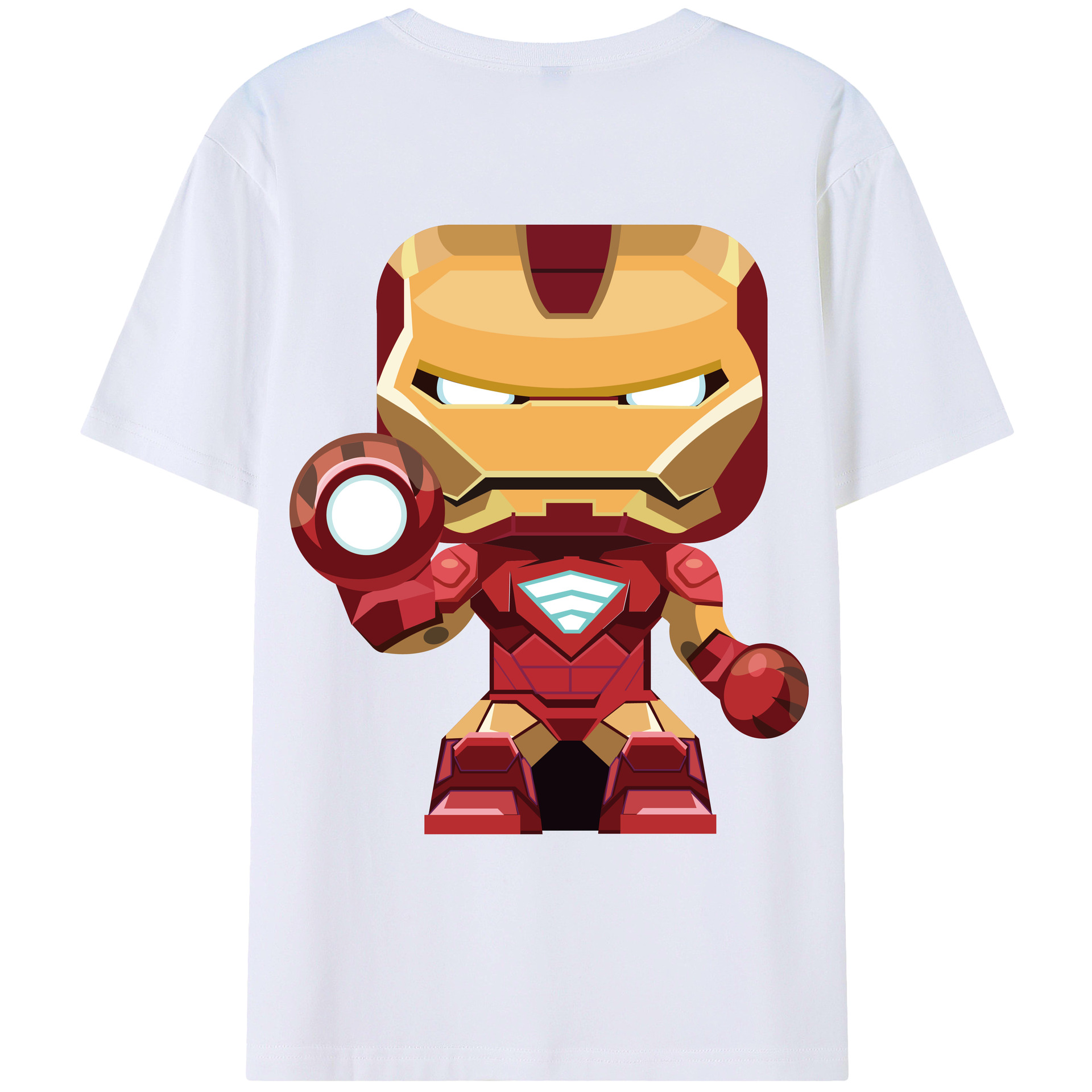 （画像用） アベンジャーズ The Avengers 綿100％ メンズ半袖Tシャツ（バックプリント） 通気性
