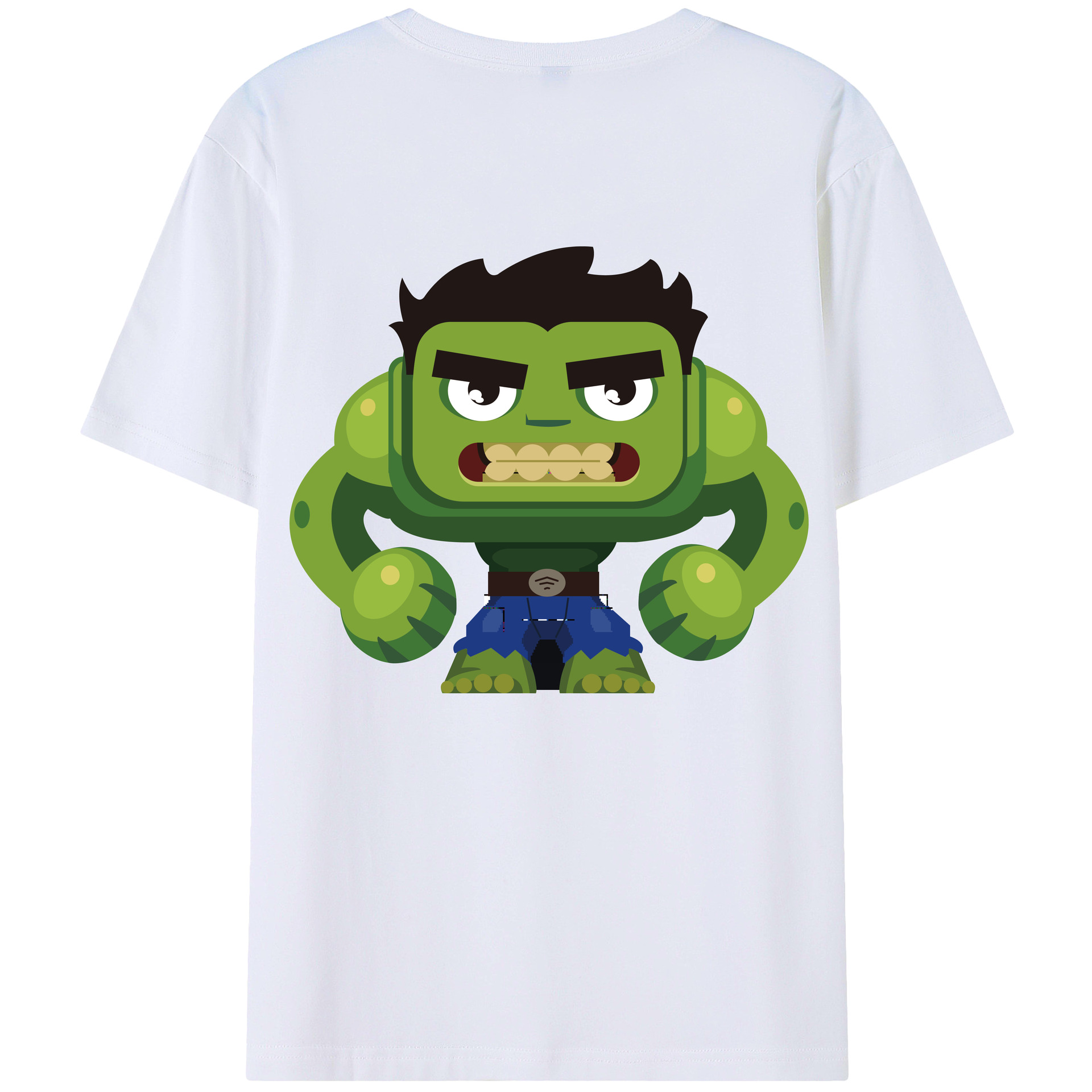（画像用） アベンジャーズ The Avengers 綿100％ メンズ半袖Tシャツ（バックプリント） 通気性