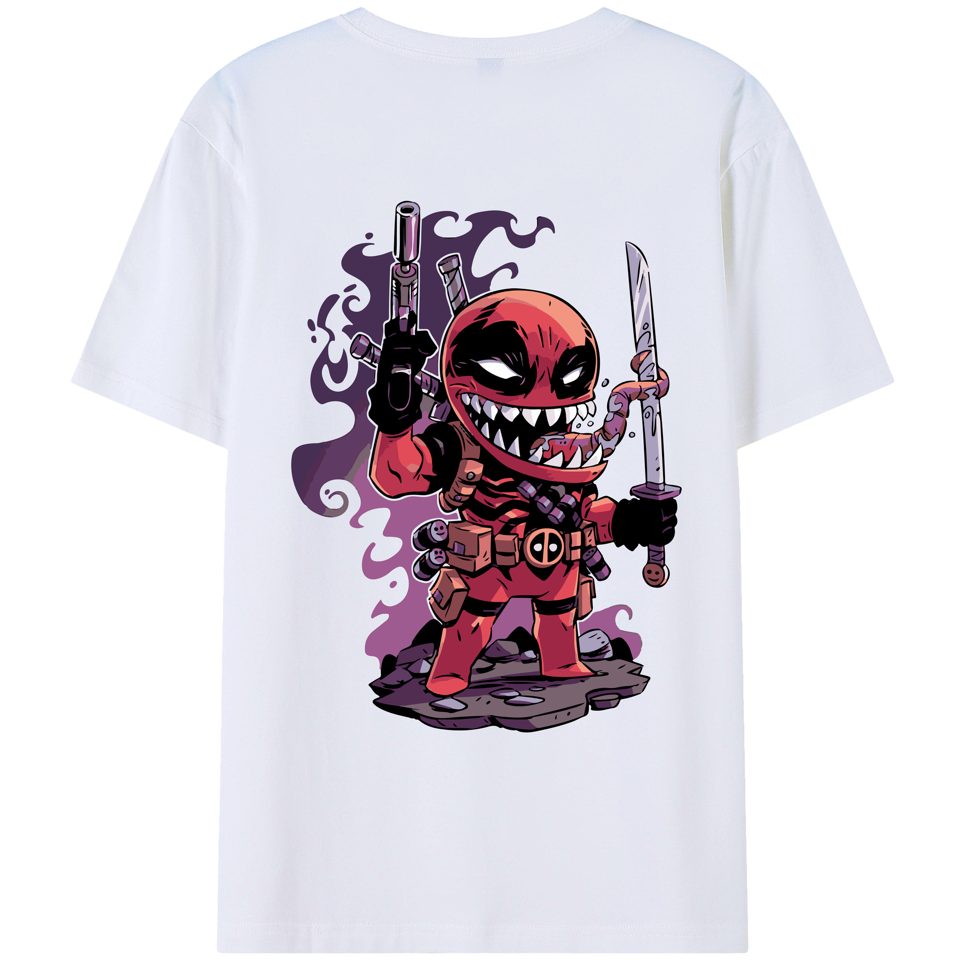 （画像用） アベンジャーズ The Avengers 綿100％ メンズ半袖Tシャツ（バックプリント） 通気性