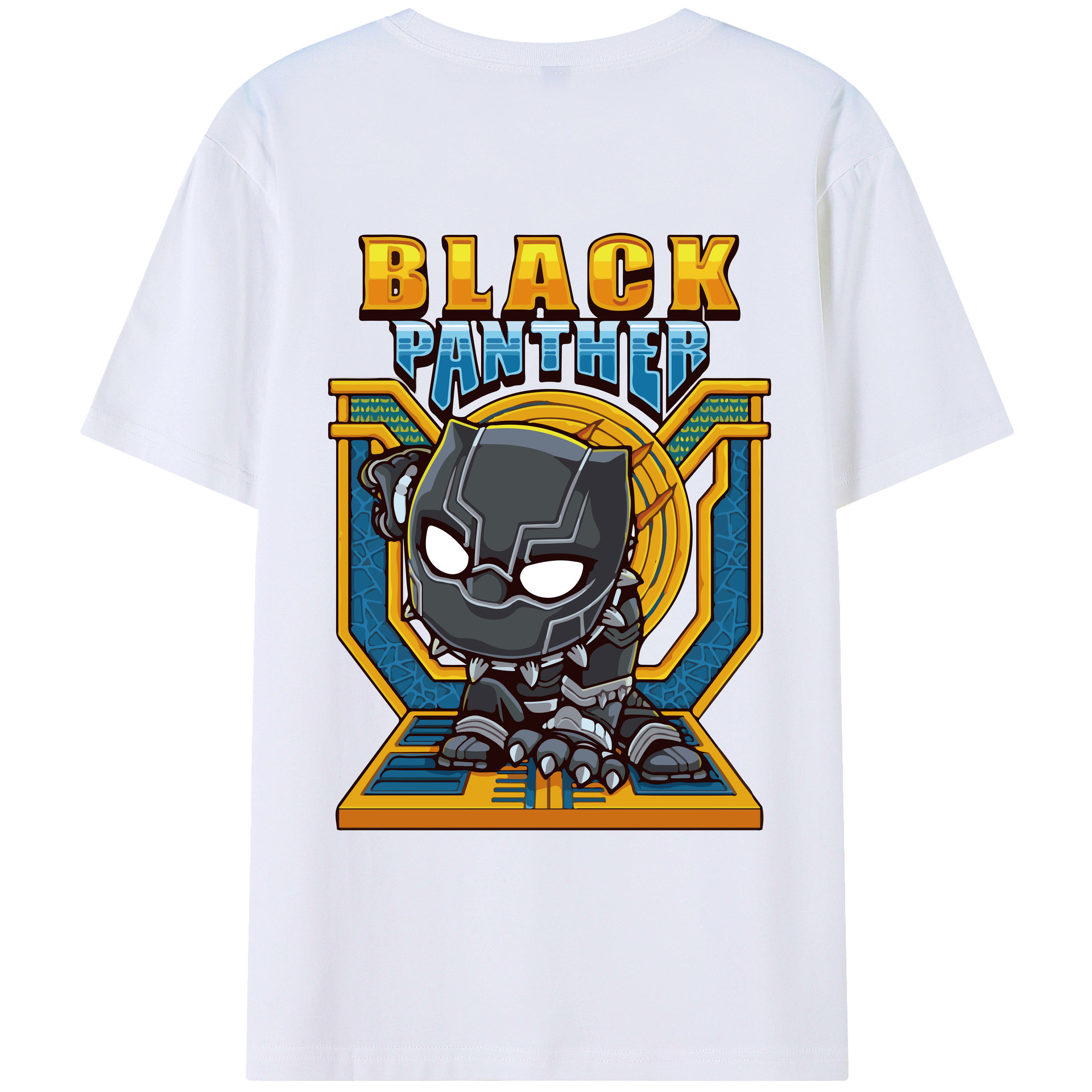 （画像用） アベンジャーズ The Avengers 綿100％ メンズ半袖Tシャツ（バックプリント） 通気性