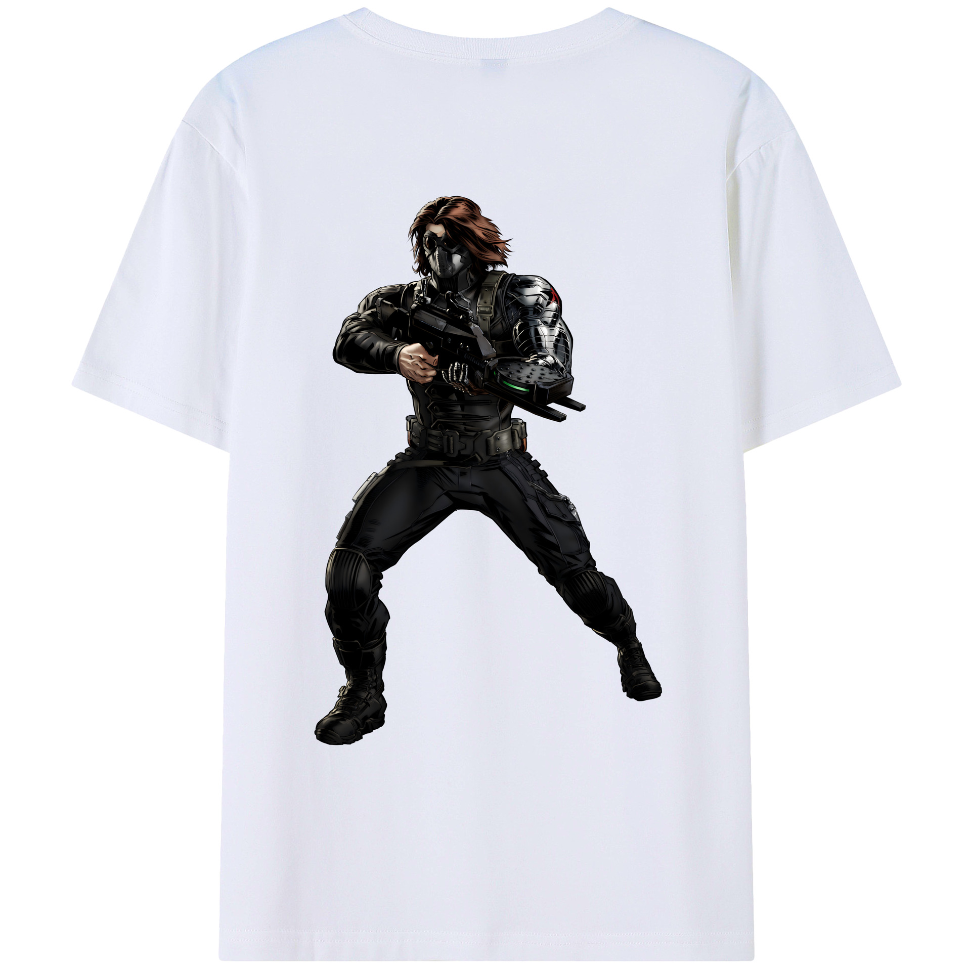 （画像用） アベンジャーズ The Avengers 綿100％ メンズ半袖Tシャツ（バックプリント） 通気性