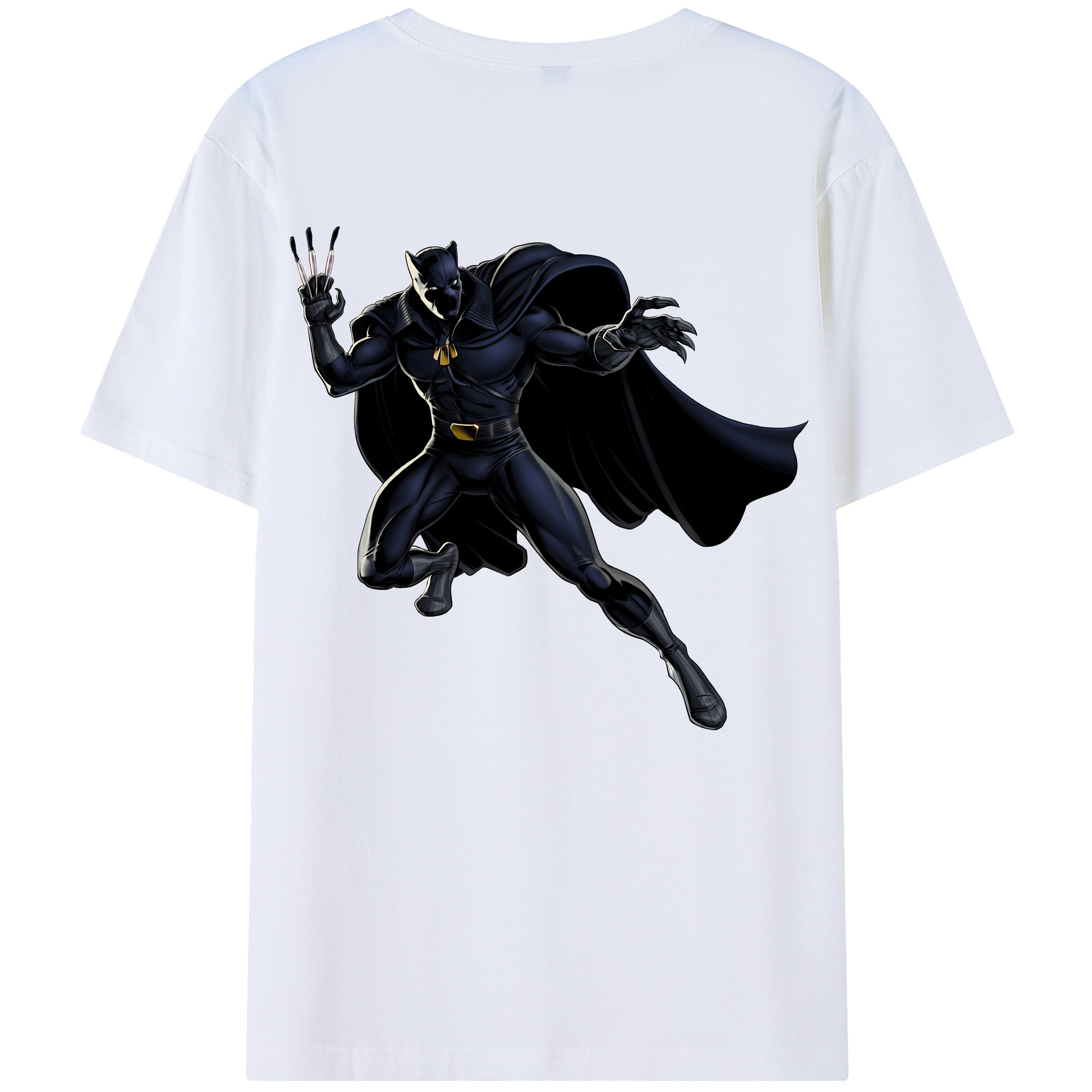 （画像用） アベンジャーズ The Avengers 綿100％ メンズ半袖Tシャツ（バックプリント） 通気性