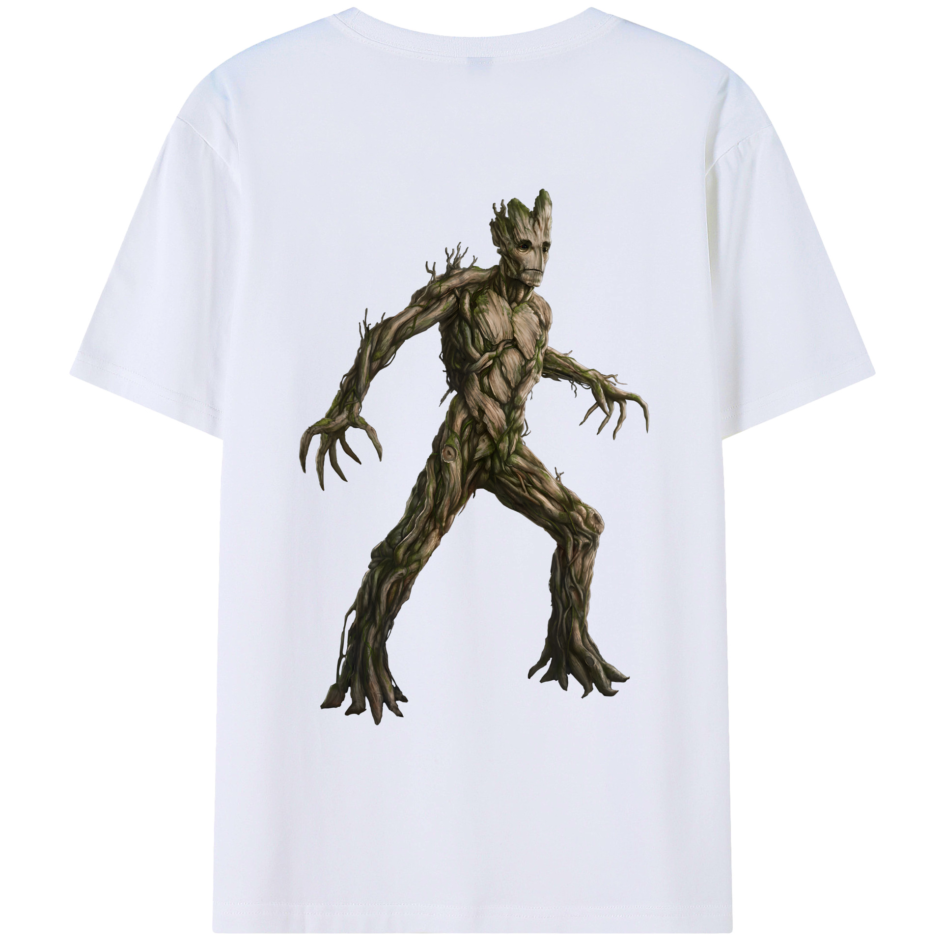 （画像用） アベンジャーズ The Avengers 綿100％ メンズ半袖Tシャツ（バックプリント） 通気性