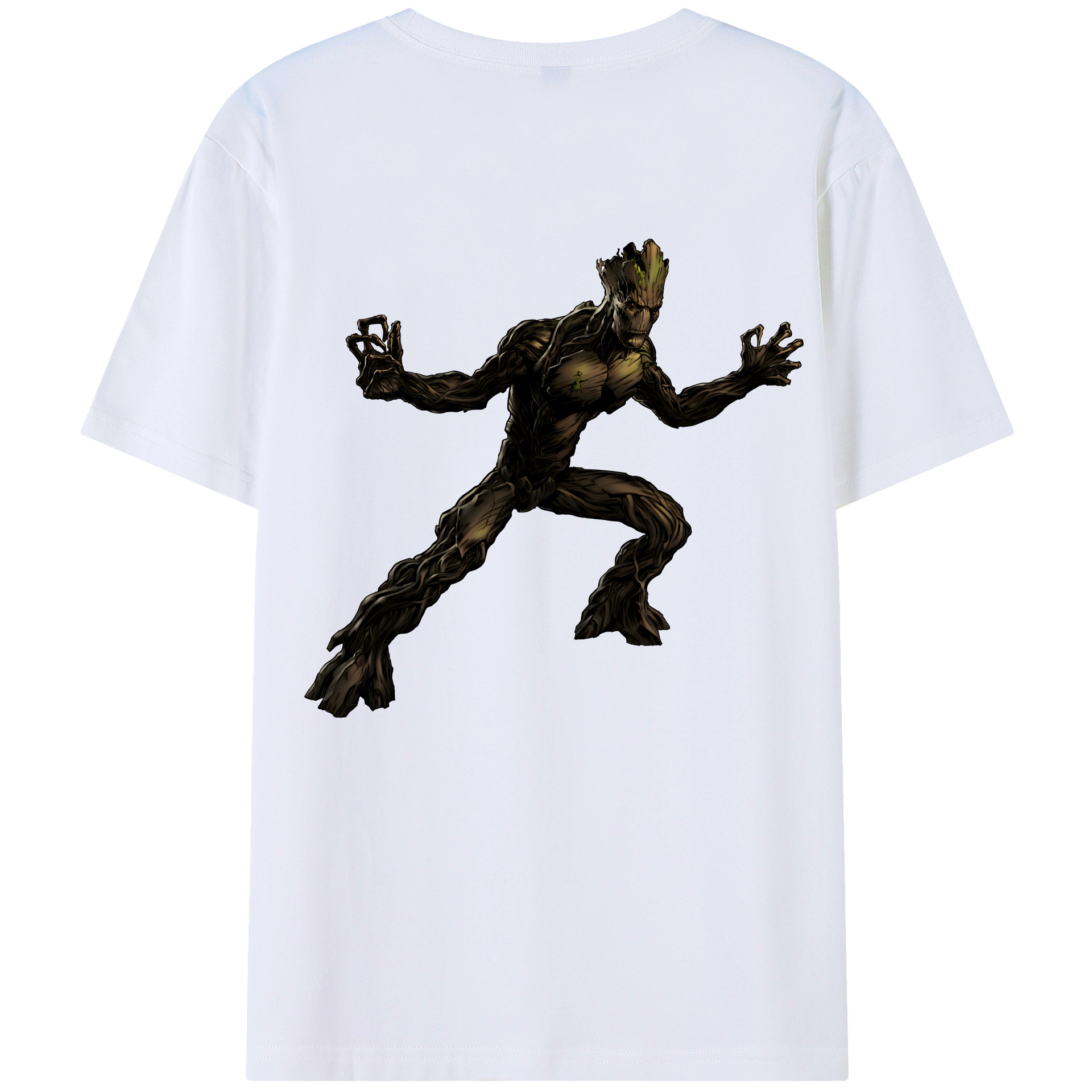 （画像用） アベンジャーズ The Avengers 綿100％ メンズ半袖Tシャツ（バックプリント） 通気性