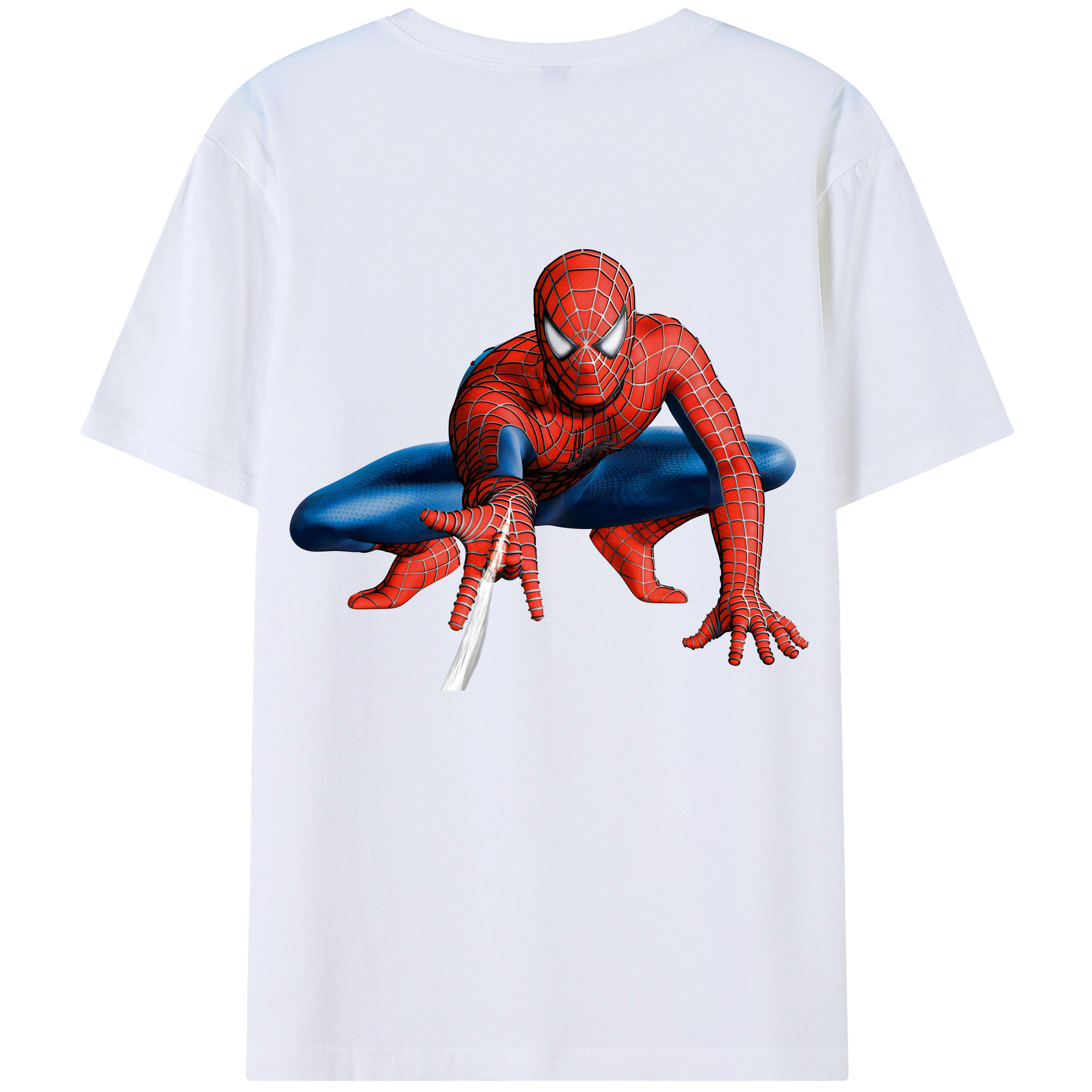 （画像用） アベンジャーズ The Avengers 綿100％ メンズ半袖Tシャツ（バックプリント） 通気性