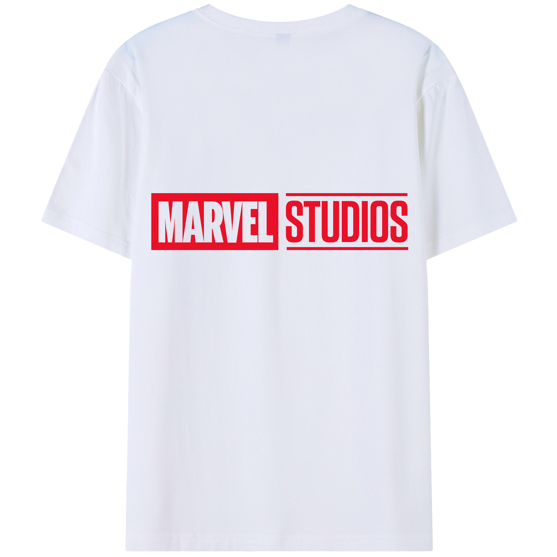 （画像用） アベンジャーズ The Avengers 綿100％ メンズ半袖Tシャツ（バックプリント） 通気性