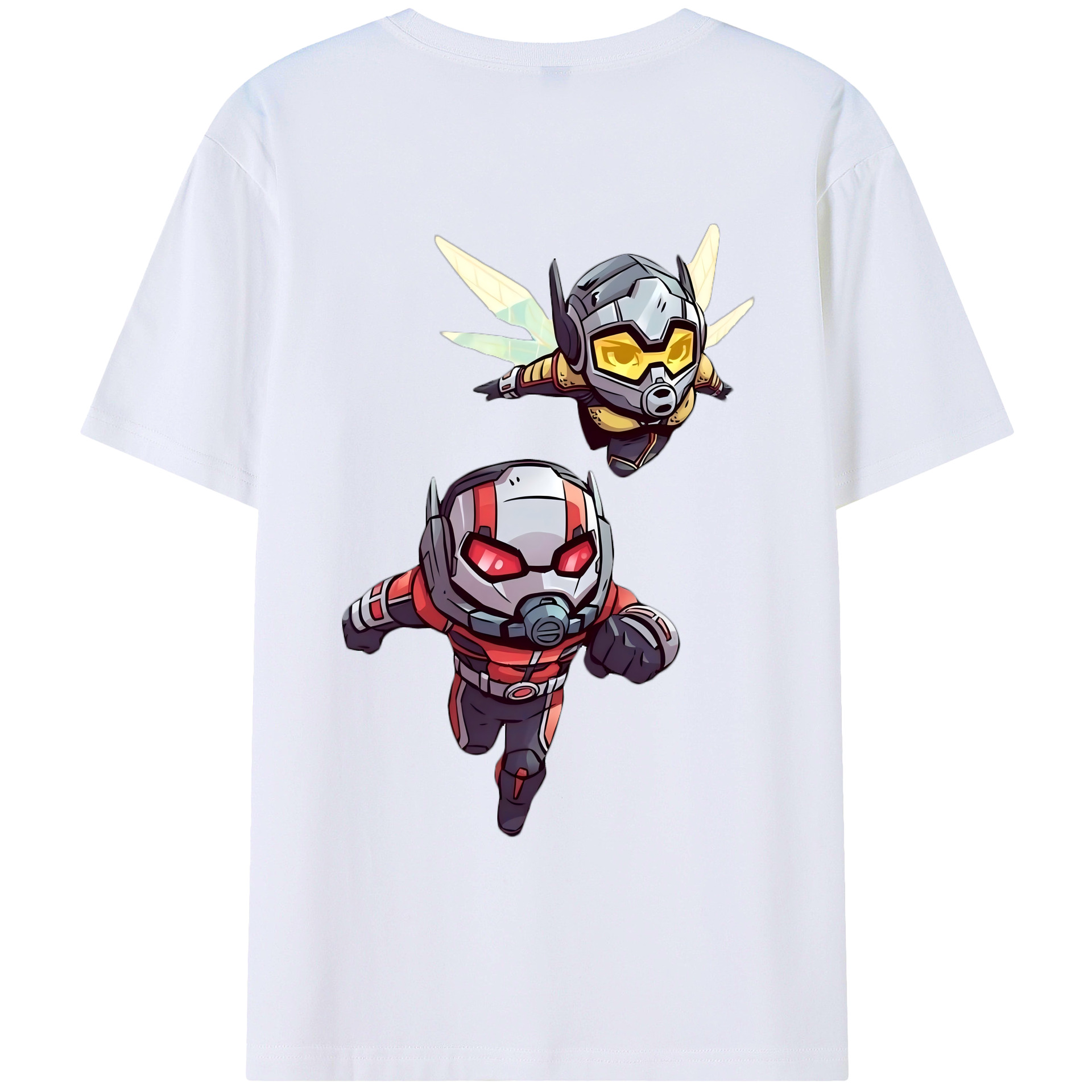 （画像用） アベンジャーズ The Avengers 綿100％ メンズ半袖Tシャツ（バックプリント） 通気性