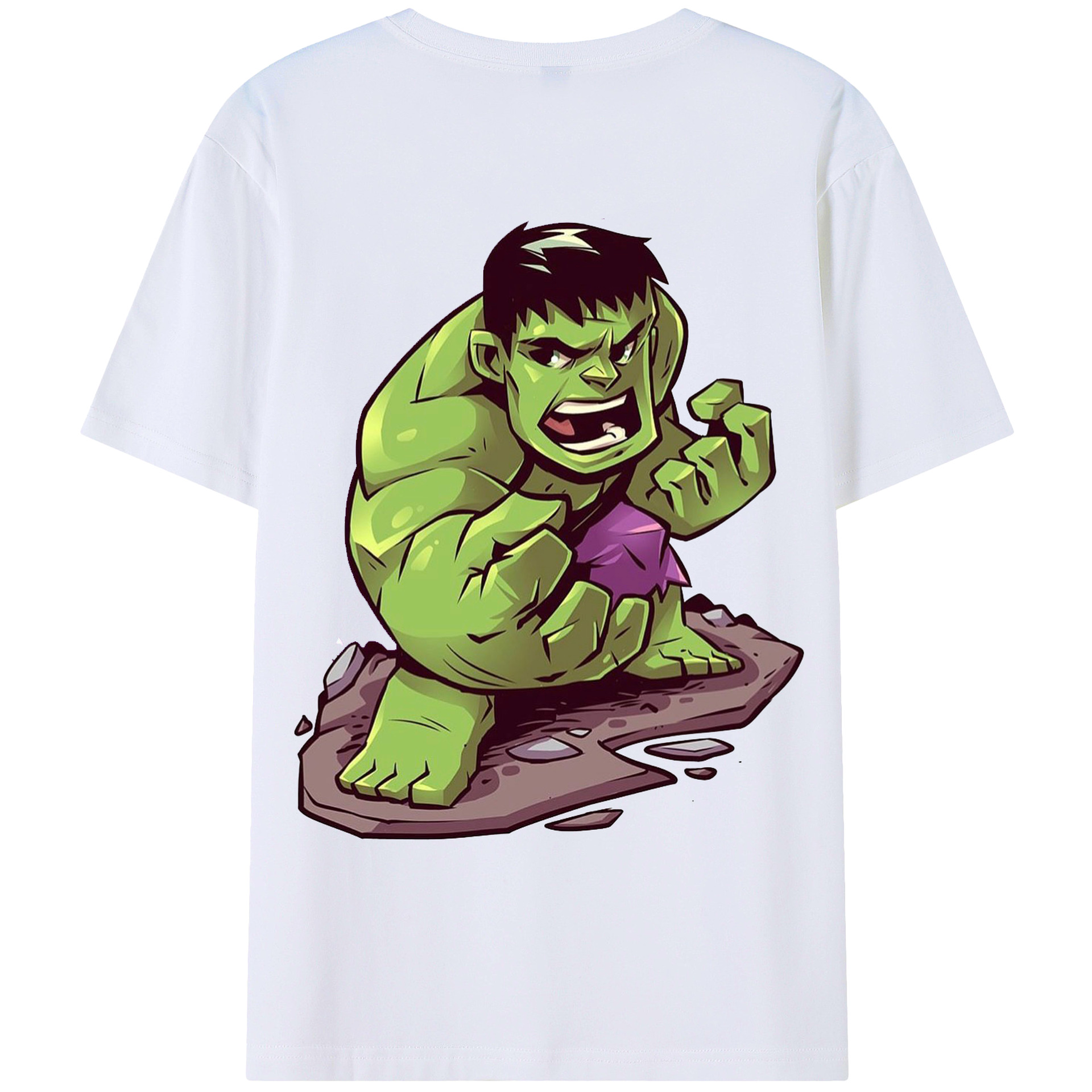 （画像用） アベンジャーズ The Avengers 綿100％ メンズ半袖Tシャツ（バックプリント） 通気性