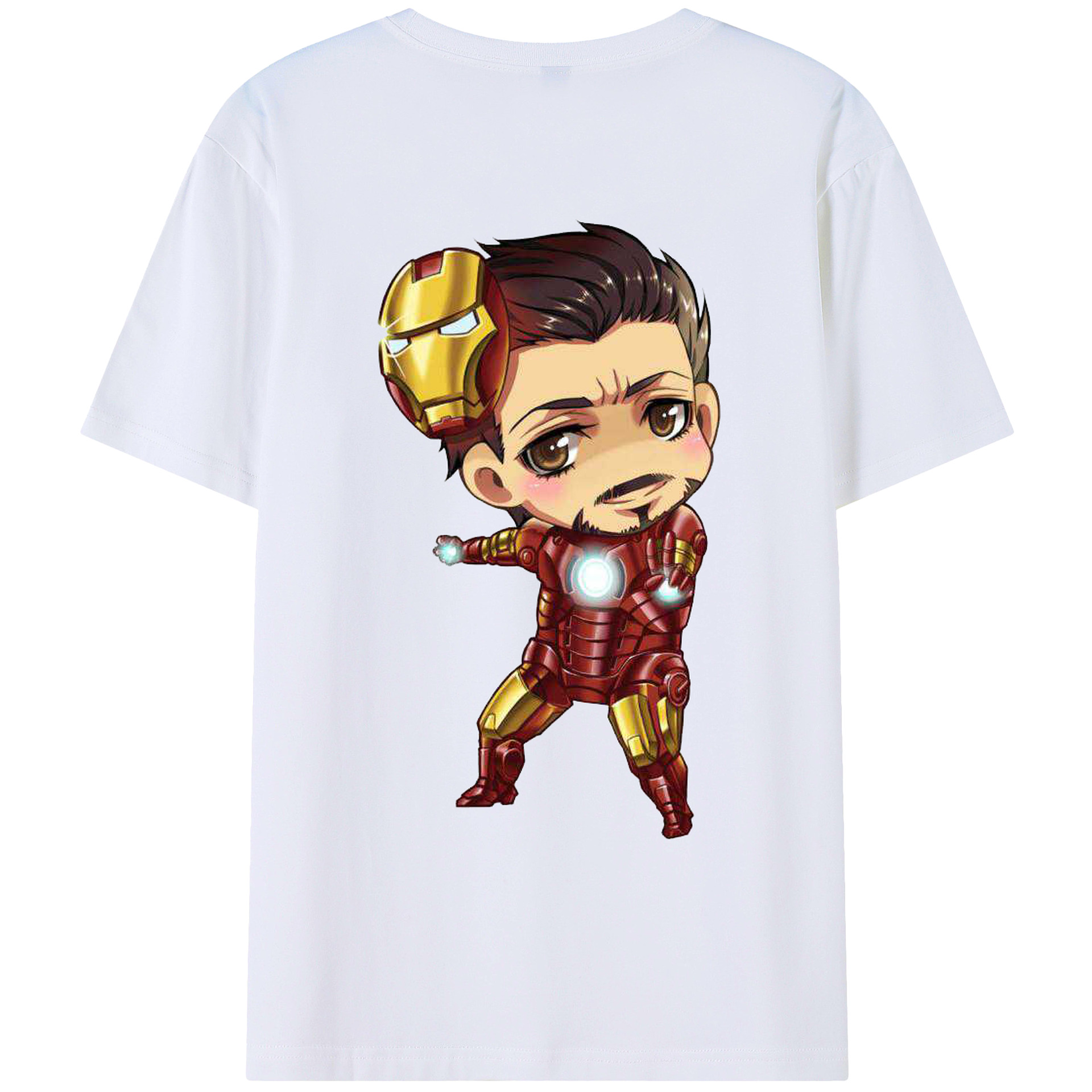 （画像用） アベンジャーズ The Avengers 綿100％ メンズ半袖Tシャツ（バックプリント） 通気性