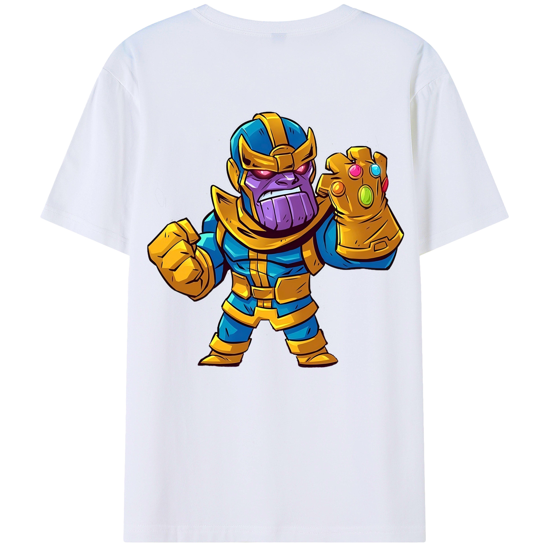 （画像用） アベンジャーズ The Avengers 綿100％ メンズ半袖Tシャツ（バックプリント） 通気性