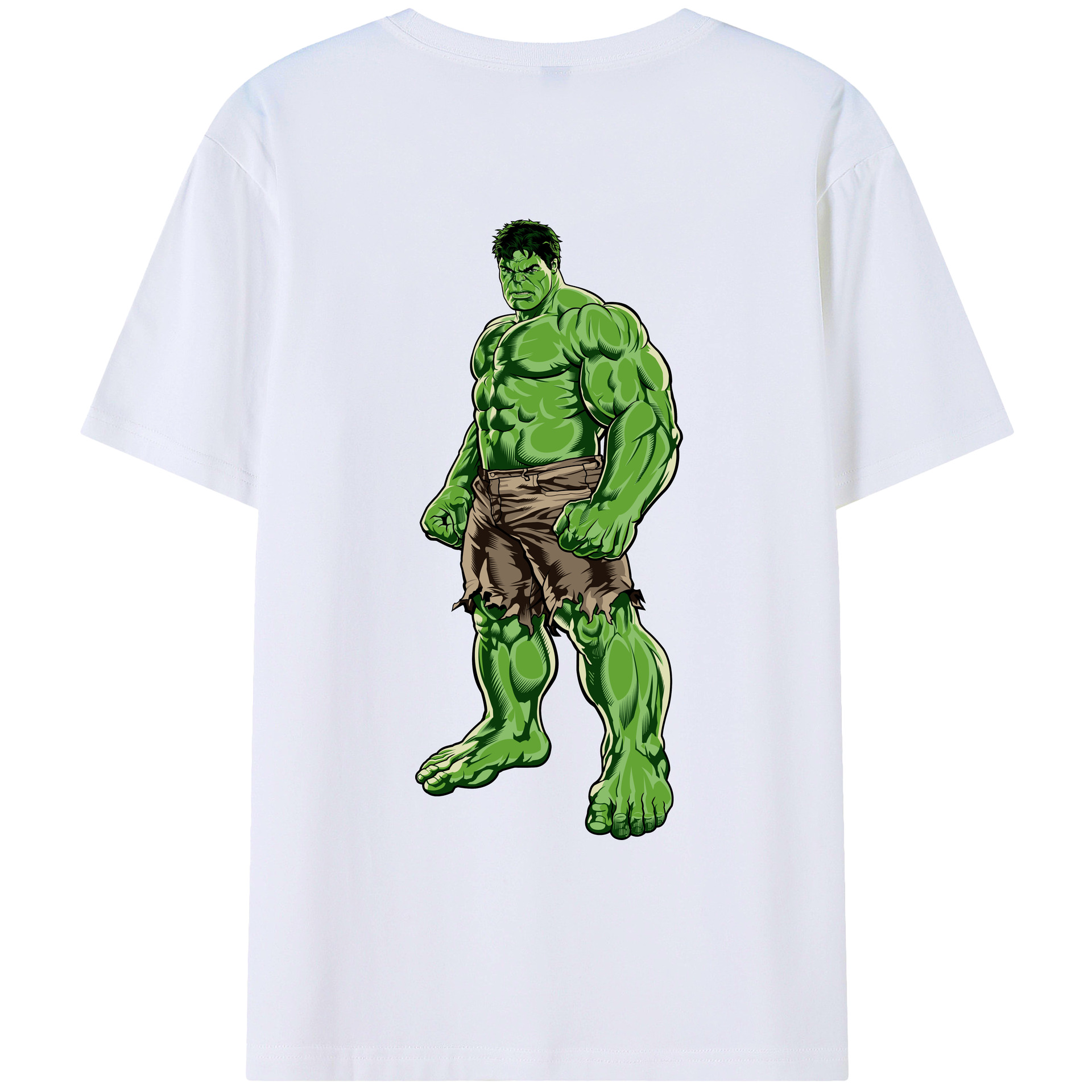 （画像用） アベンジャーズ The Avengers 綿100％ メンズ半袖Tシャツ（バックプリント） 通気性