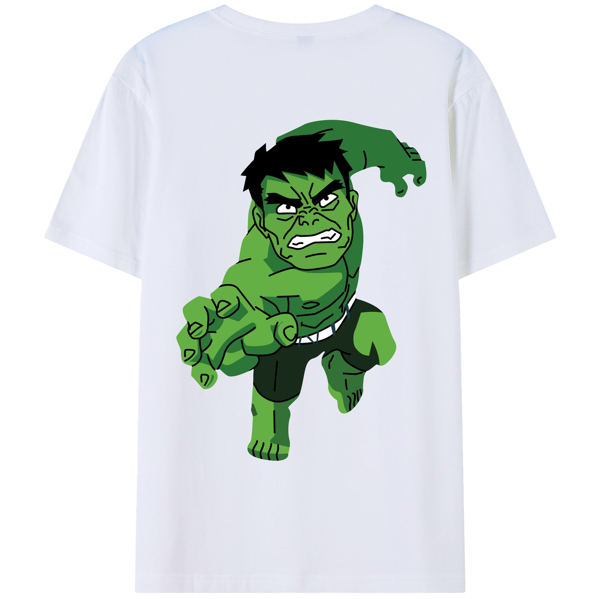（画像用） アベンジャーズ The Avengers 綿100％ メンズ半袖Tシャツ（バックプリント） 通気性