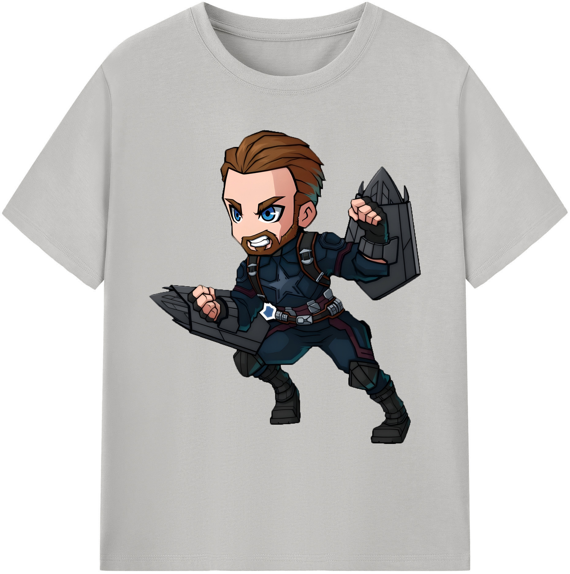 （画像用） アベンジャーズ The Avengers 綿100％ メンズ半袖Tシャツ｜肌触りやわらか＆通気性