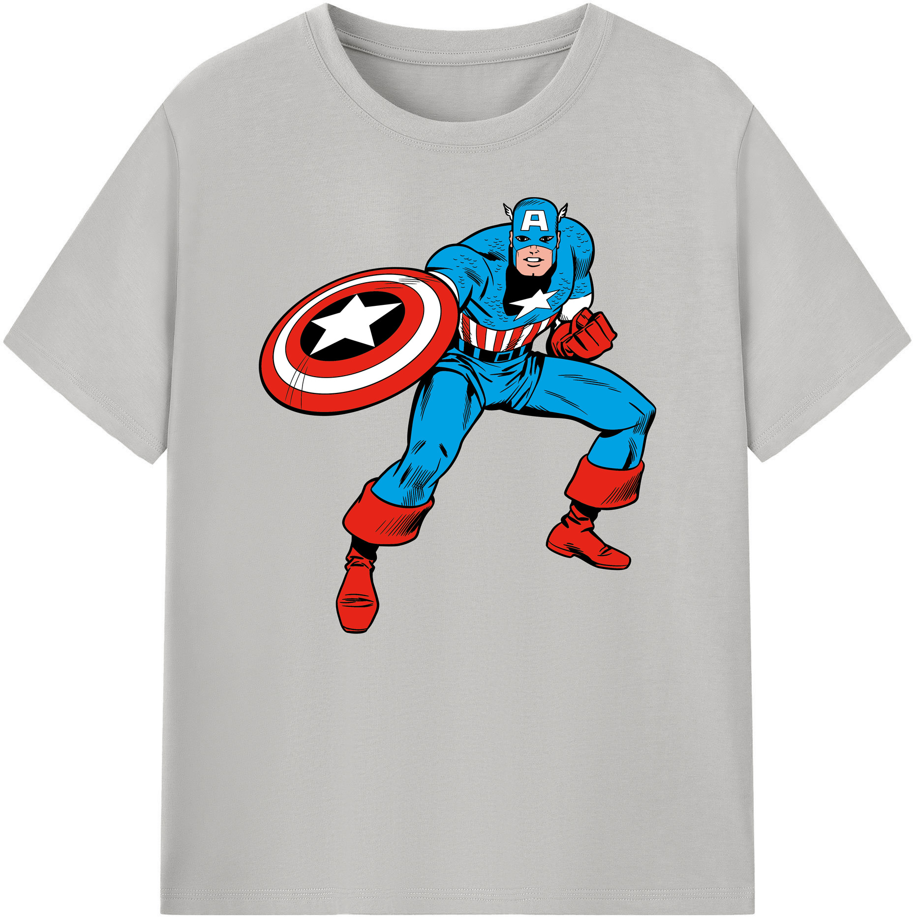 （画像用） アベンジャーズ The Avengers 綿100％ メンズ半袖Tシャツ｜肌触りやわらか＆通気性